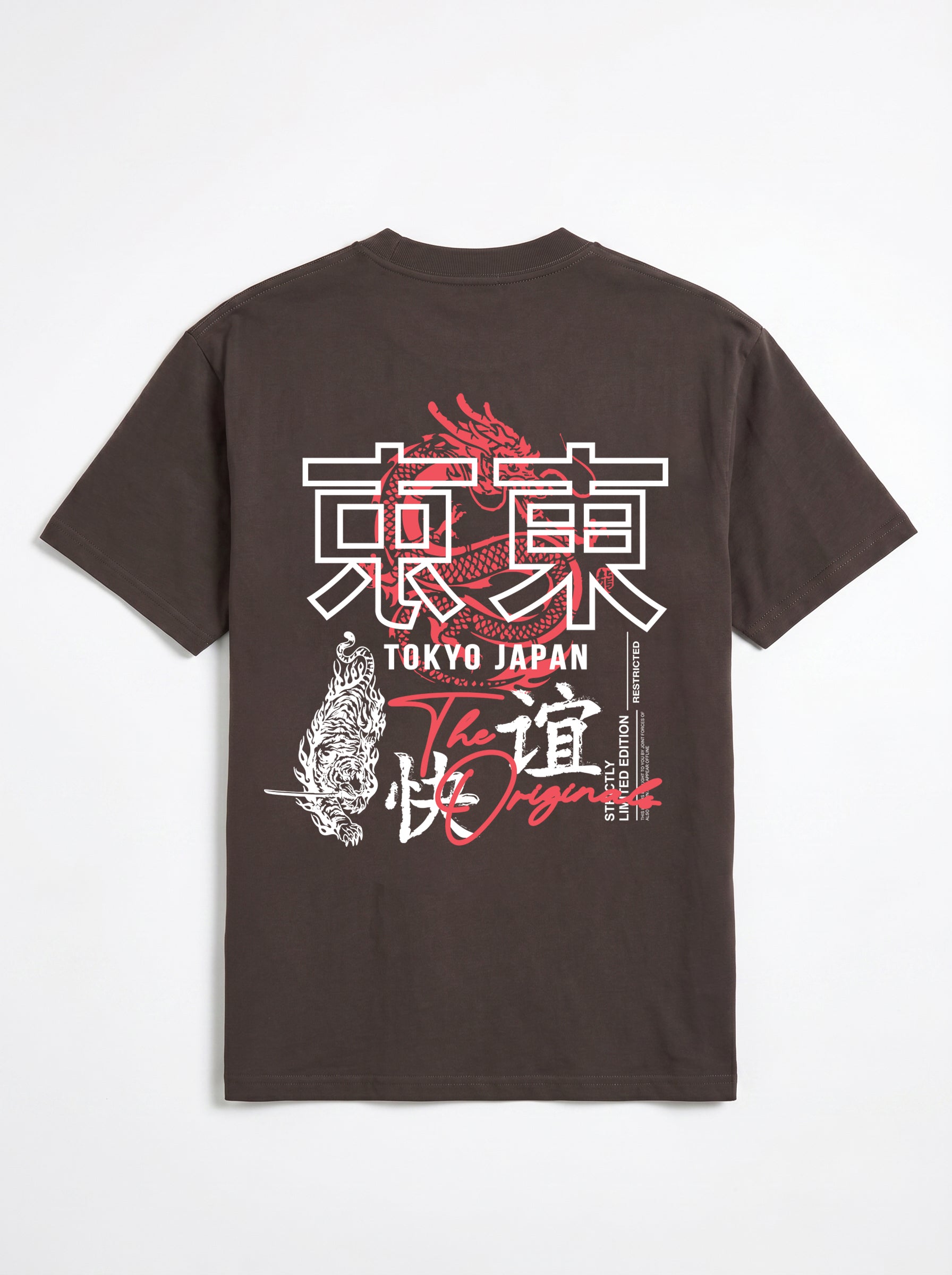 Tokyo Dragon Oversized Heavyweight Cotton T-Shirt