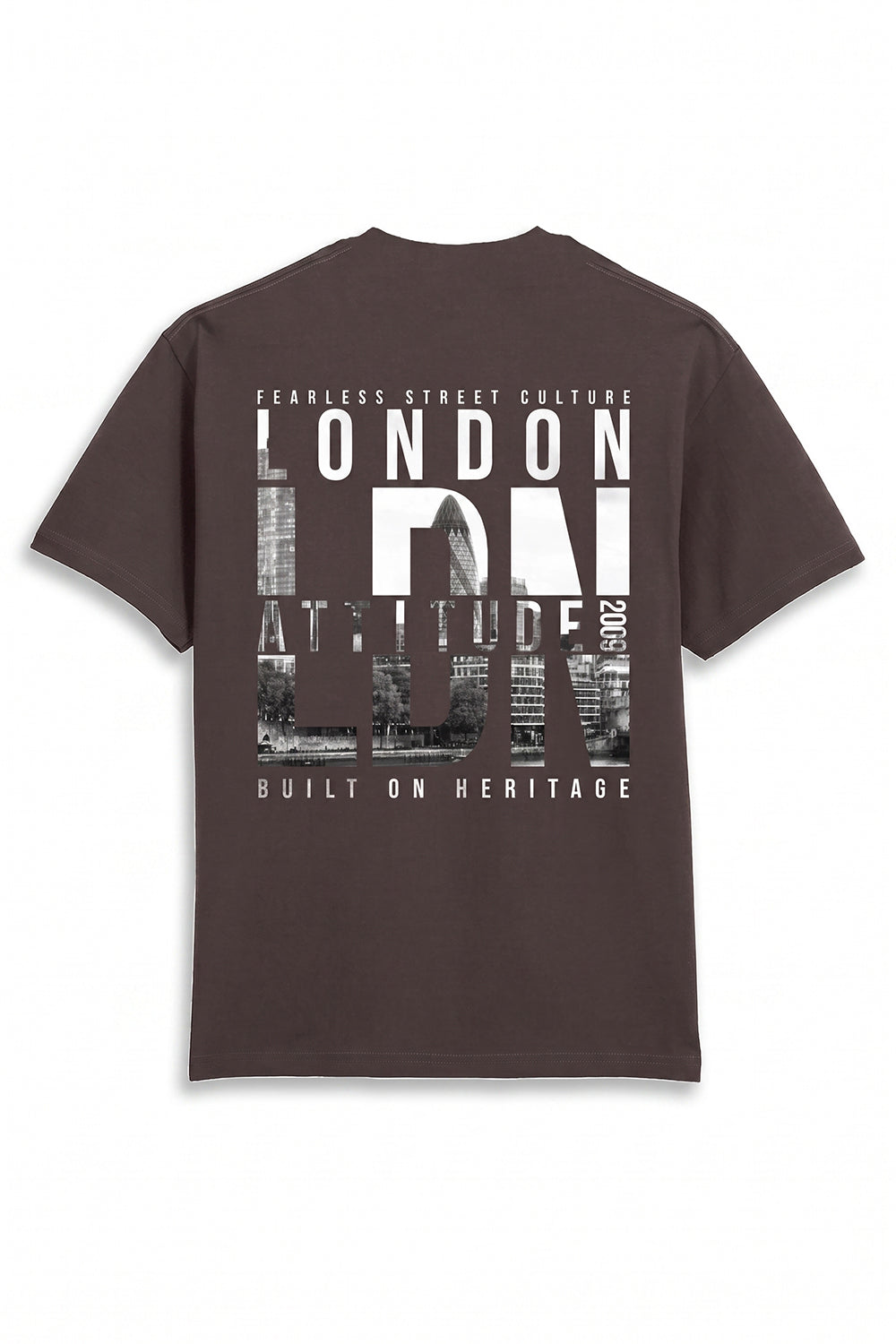 Fearless Street Culture Oversized Heavyweight Graphic T-Shirt