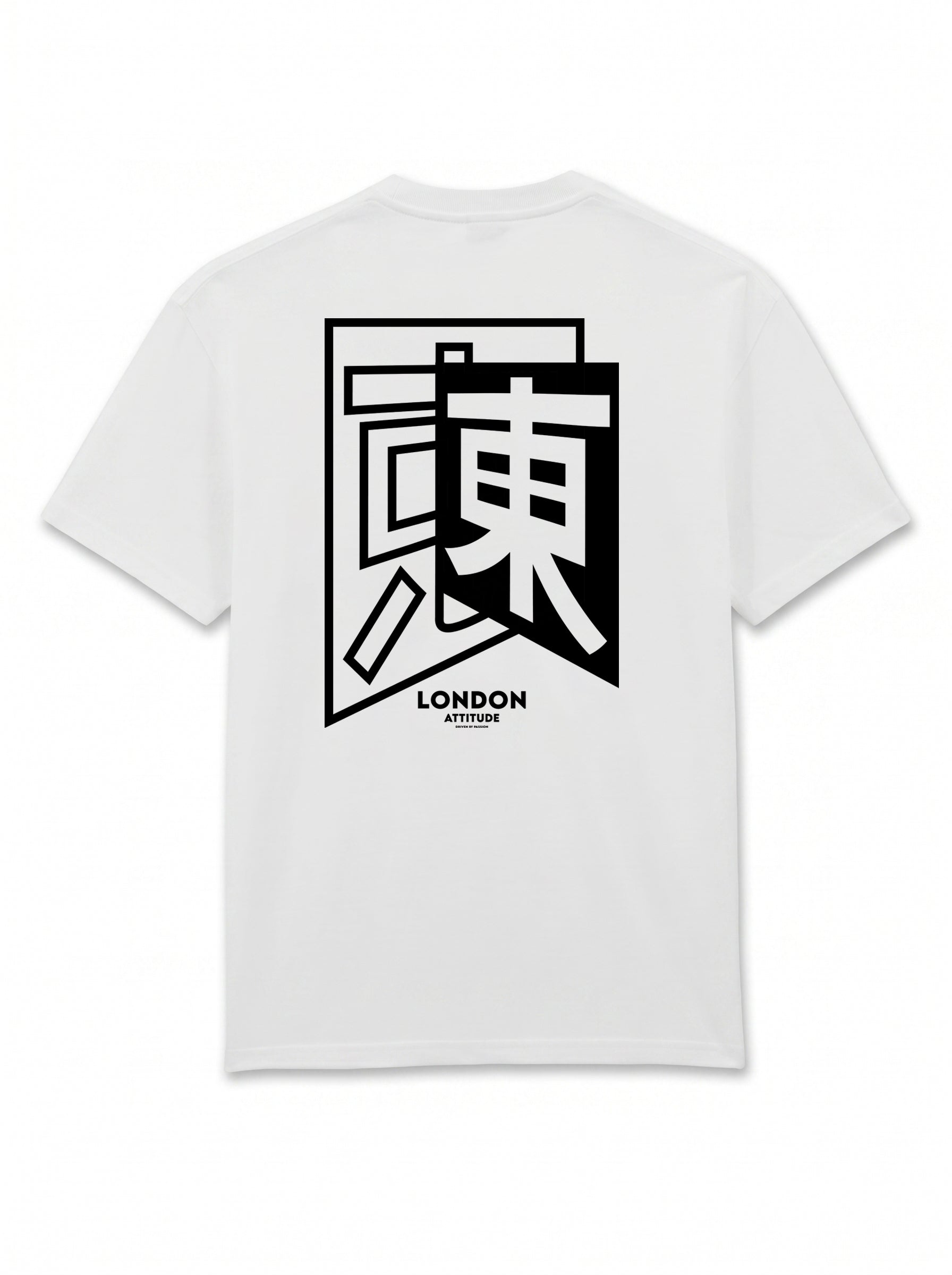 Japanese Inspired Oversized Heavyweight Cotton White T-Shirt