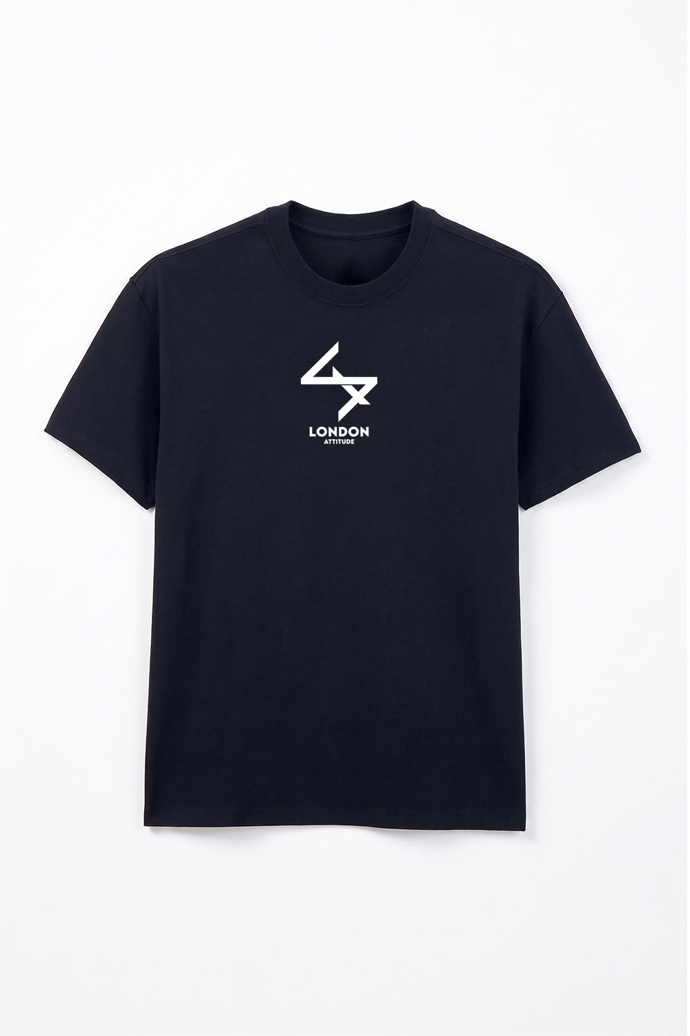 Push Your Limits Oversized Heavyweight T-Shirt in White Print