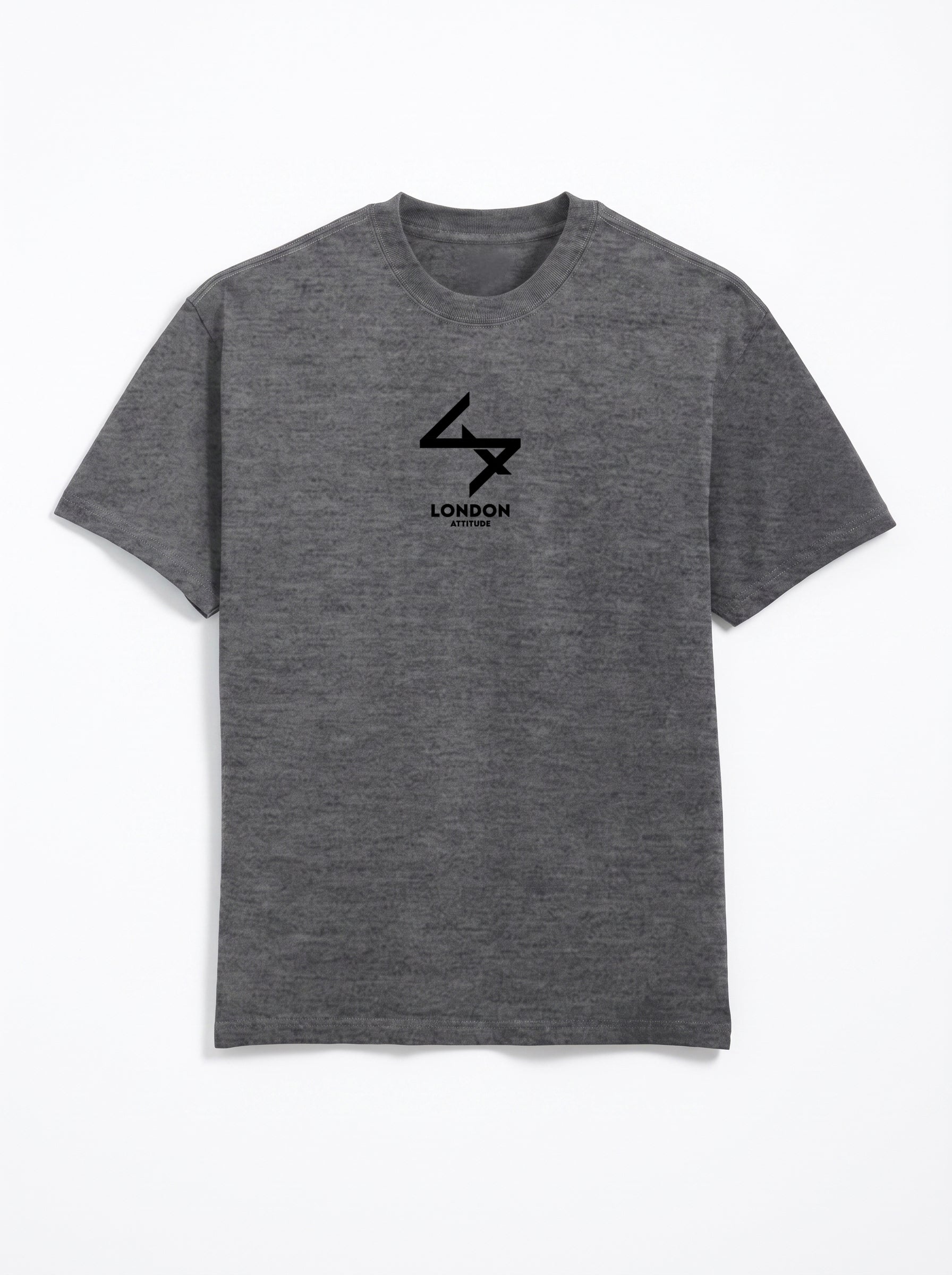 Push Your Limits Oversized Heavyweight T-Shirt in Black Print