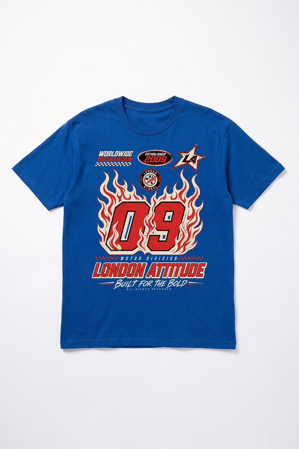 Racing Oversized Heavyweight Graphic T-Shirt