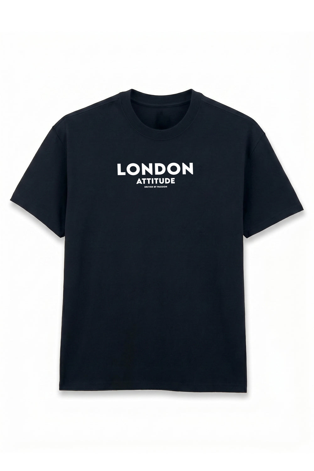Dragon & Rose Premium Oversized Heavyweight T-Shirt in Black