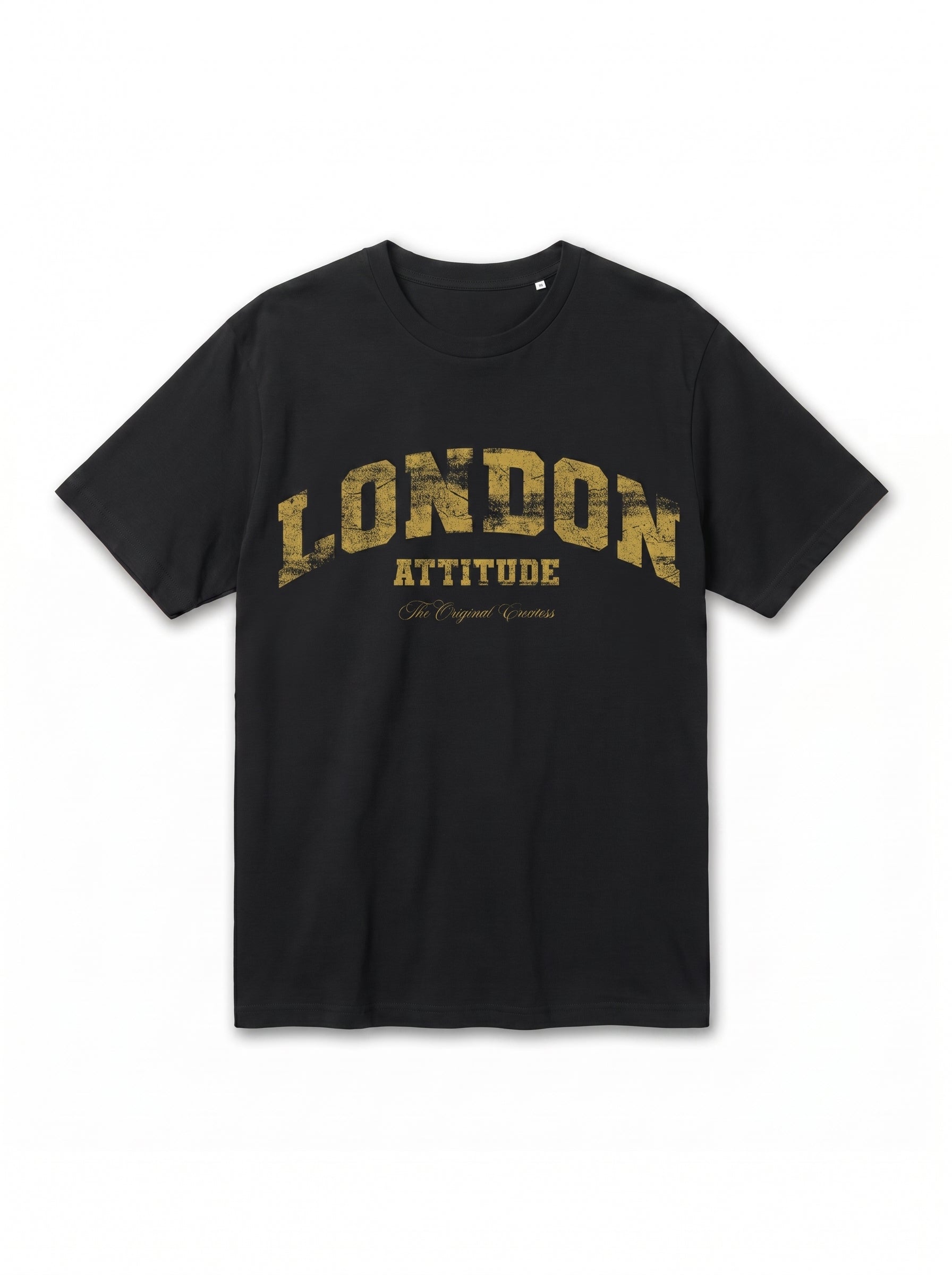 Original Creators Premium Organic Cotton T-Shirt with Vintage Yellow Logo