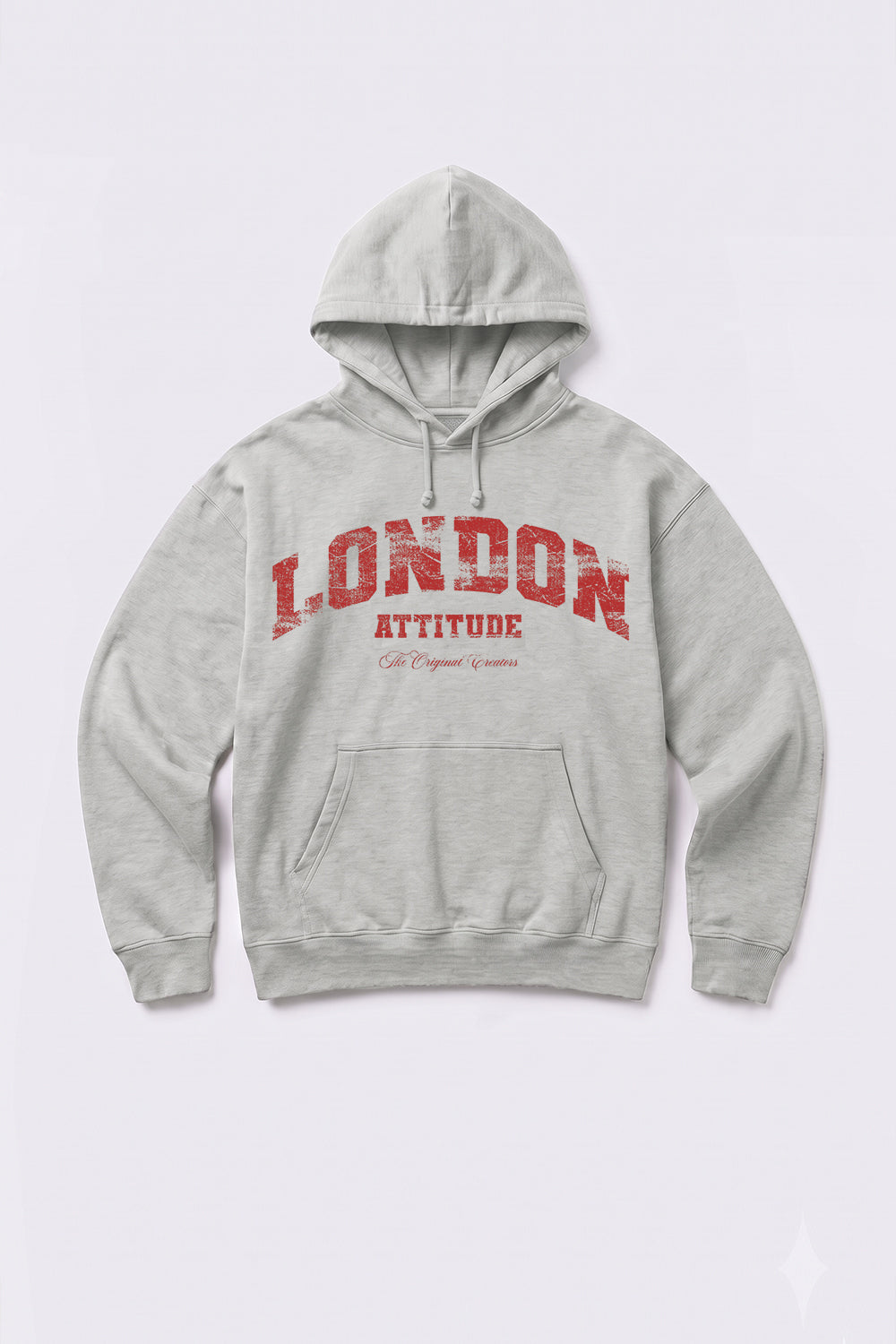 Relaxed Fit Collegiate Graphic Hoodie in Red