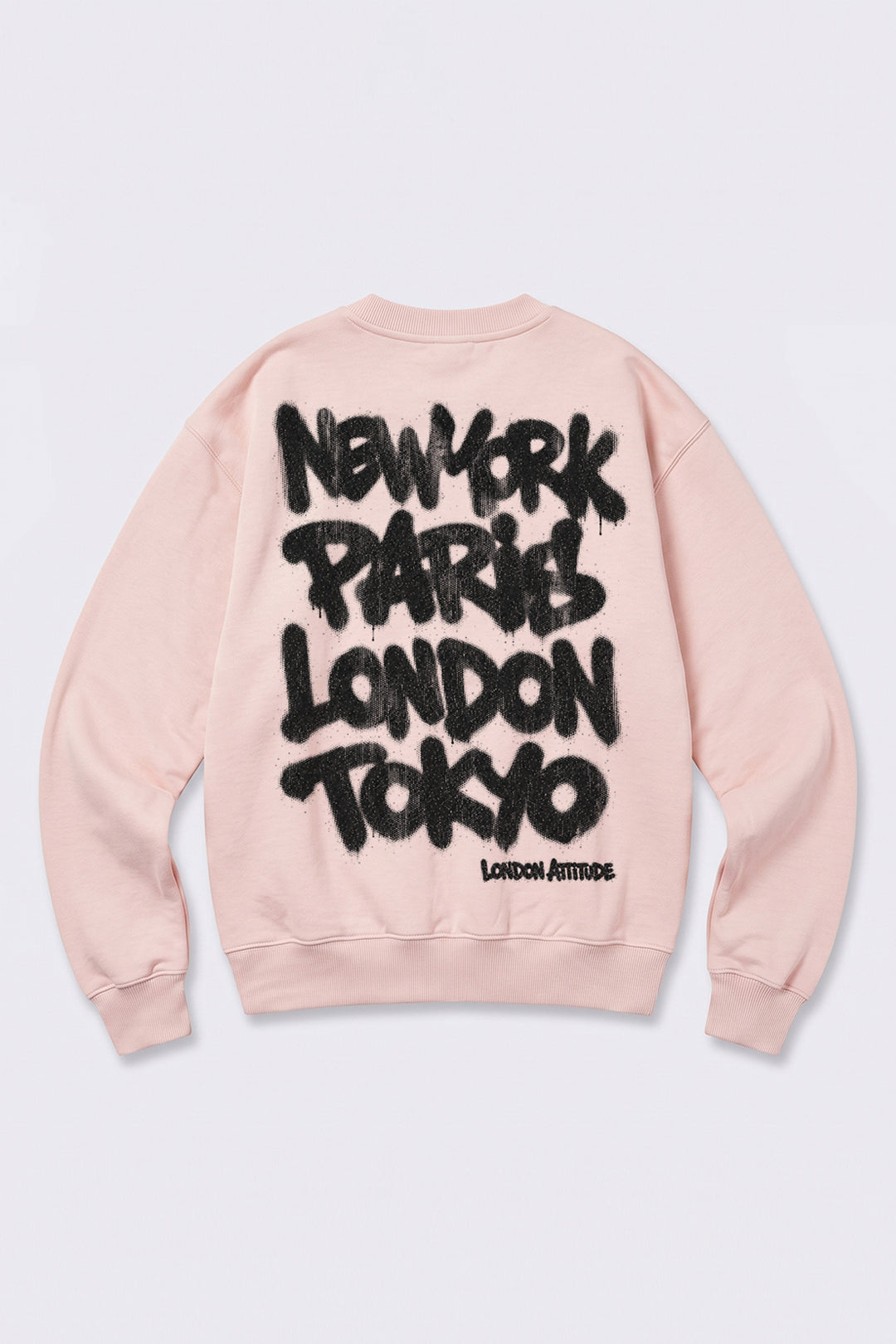 Relaxed Fit City Graffiti Graphic Sweatshirt