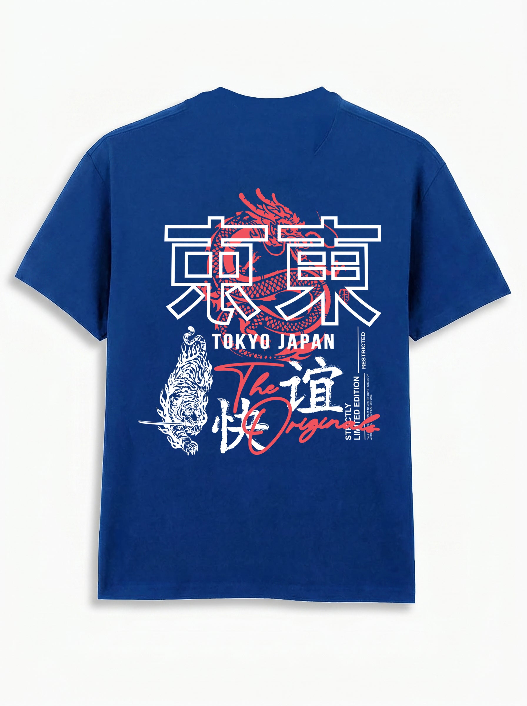 Tokyo Dragon Oversized Heavyweight Cotton T-Shirt