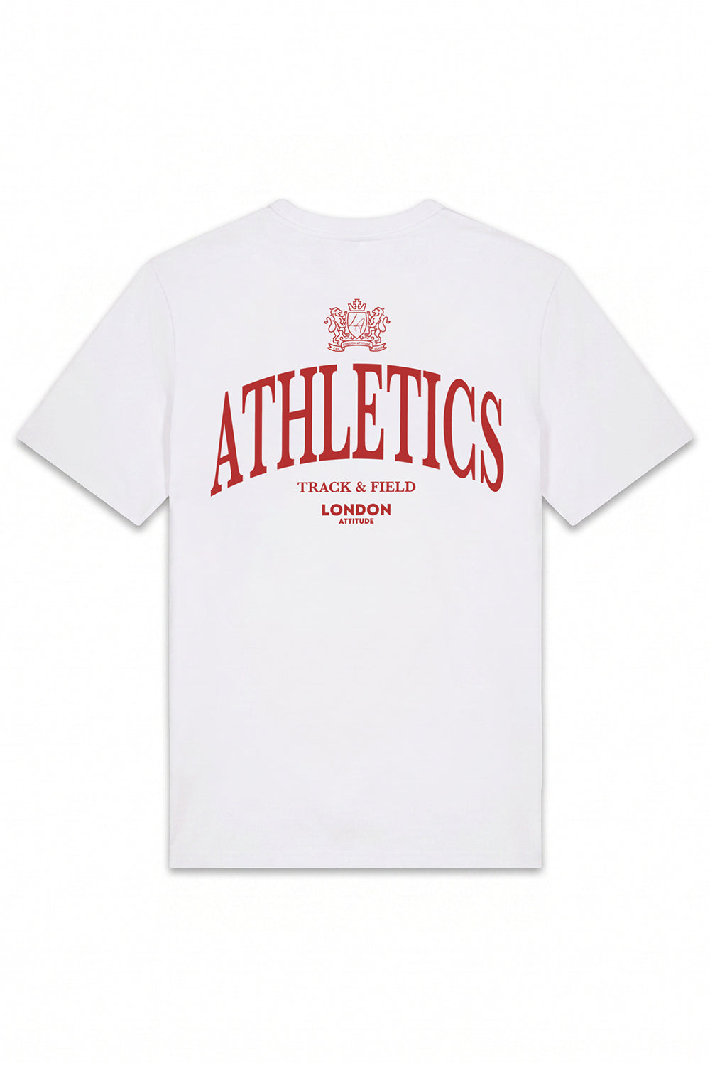 Athletics Premium Graphic T-Shirt in Red Print