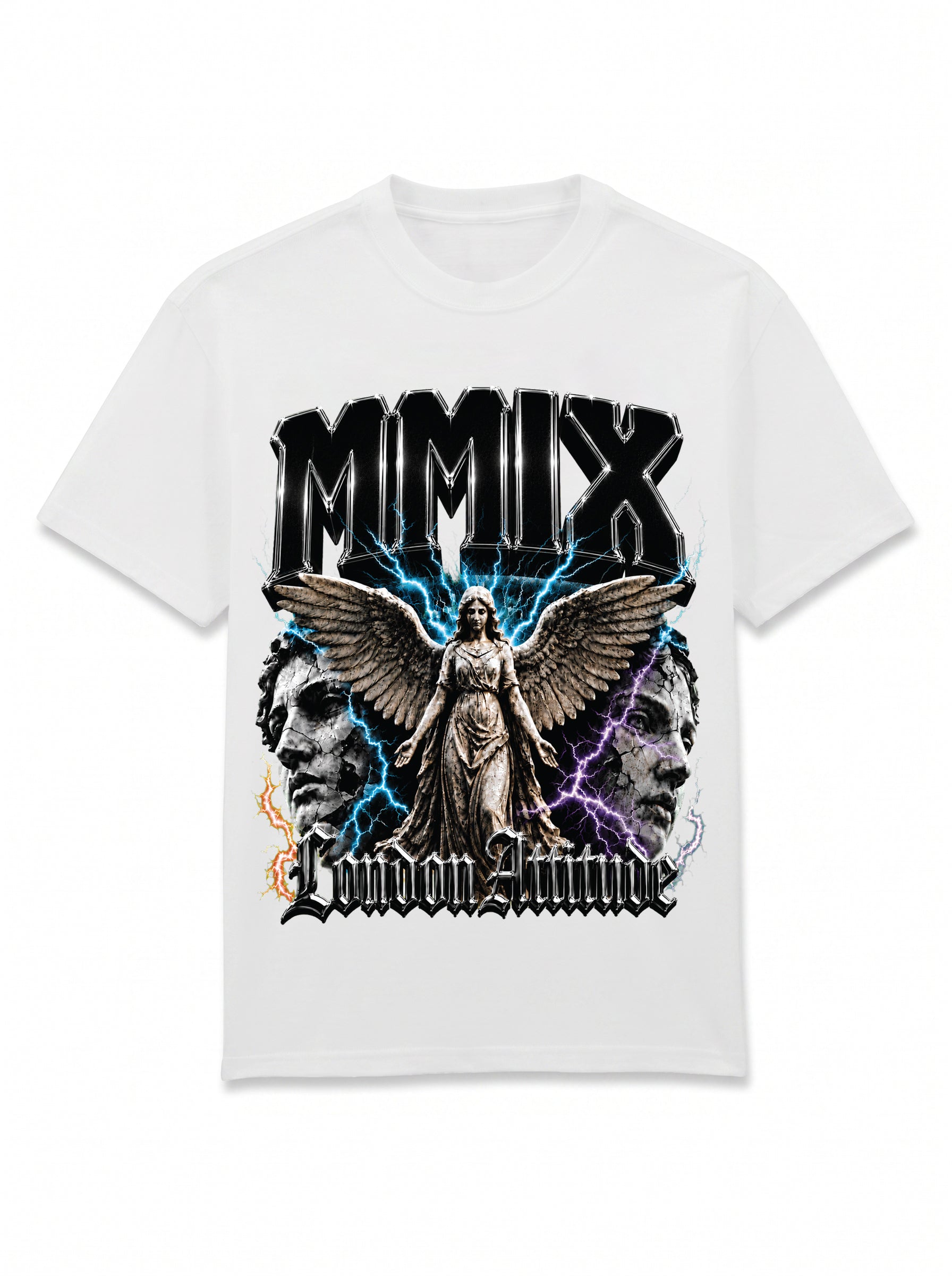 Oversized Heavyweight Angel Graphic T-Shirt