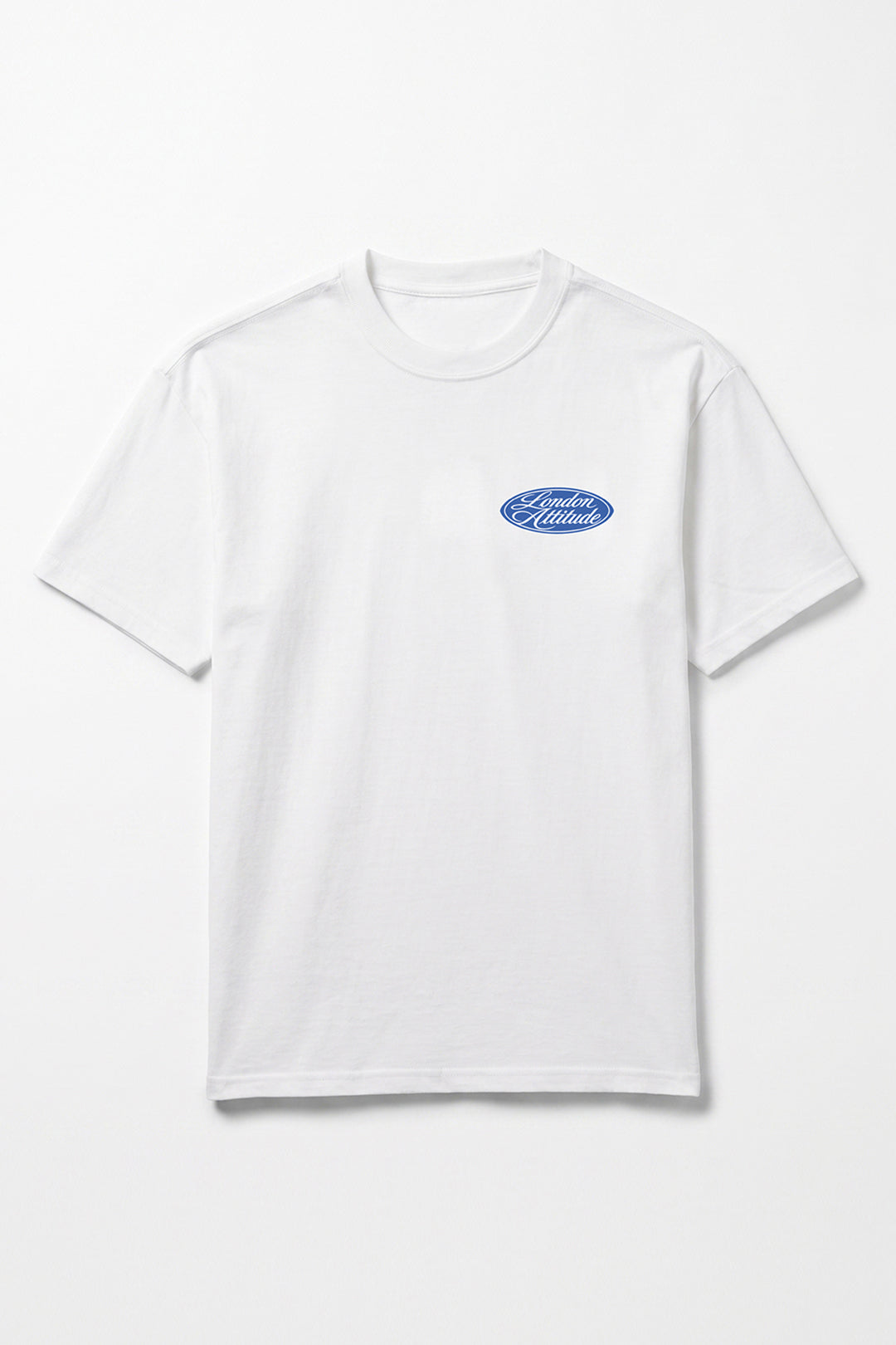 Oversized Heavyweight Heart & Soul T-Shirt in White