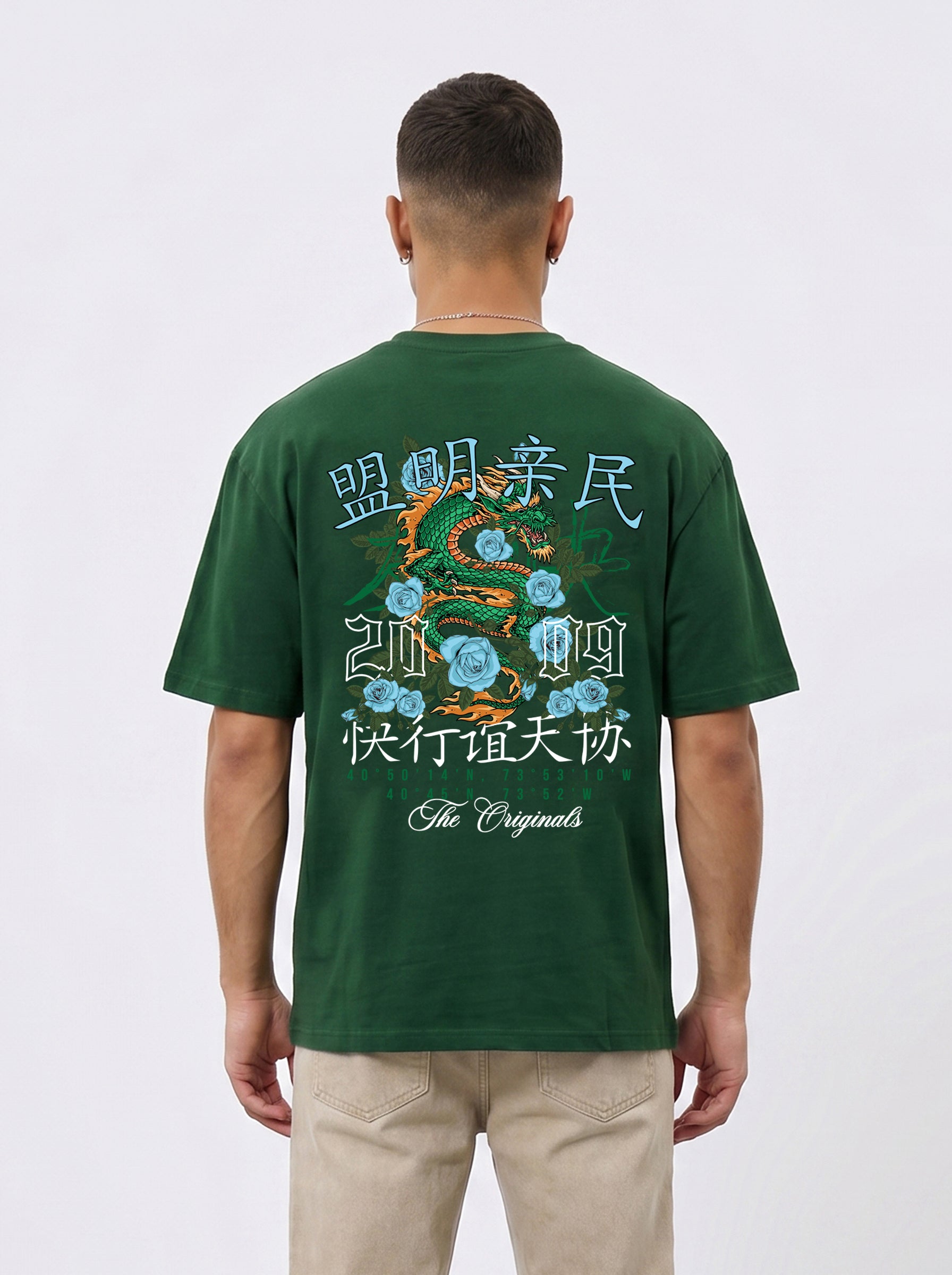 Original Creators Dragon Graphic Heavyweight Oversized T-Shirt