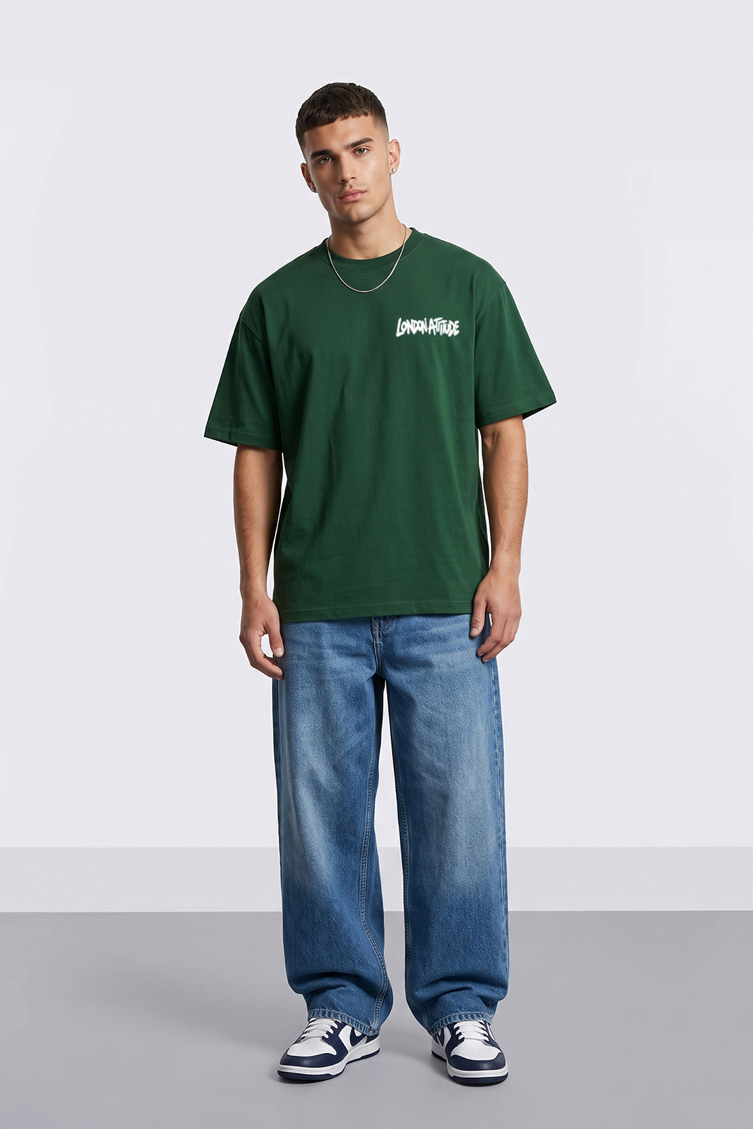 Oversized Heavyweight City Graffiti Graphic T-Shirt
