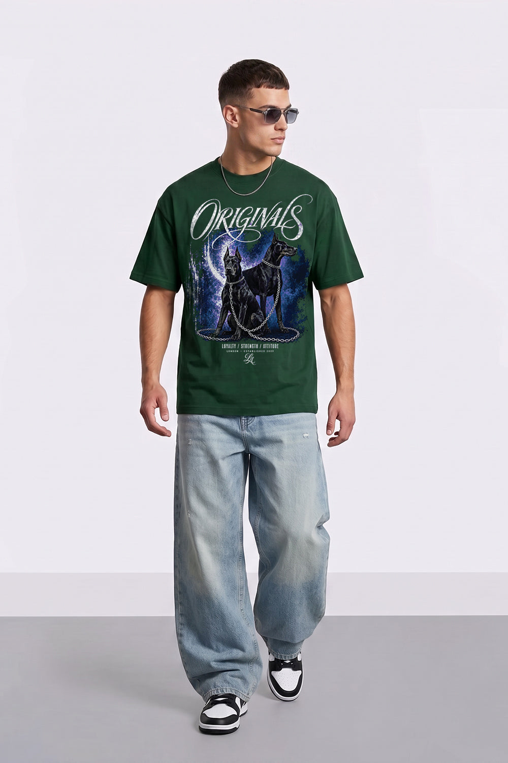 Doberman Oversized Heavyweight Graphic T-Shirt