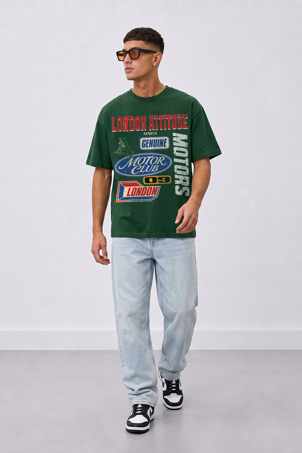 Oversized Heavyweight Vintage Racing T-Shirt
