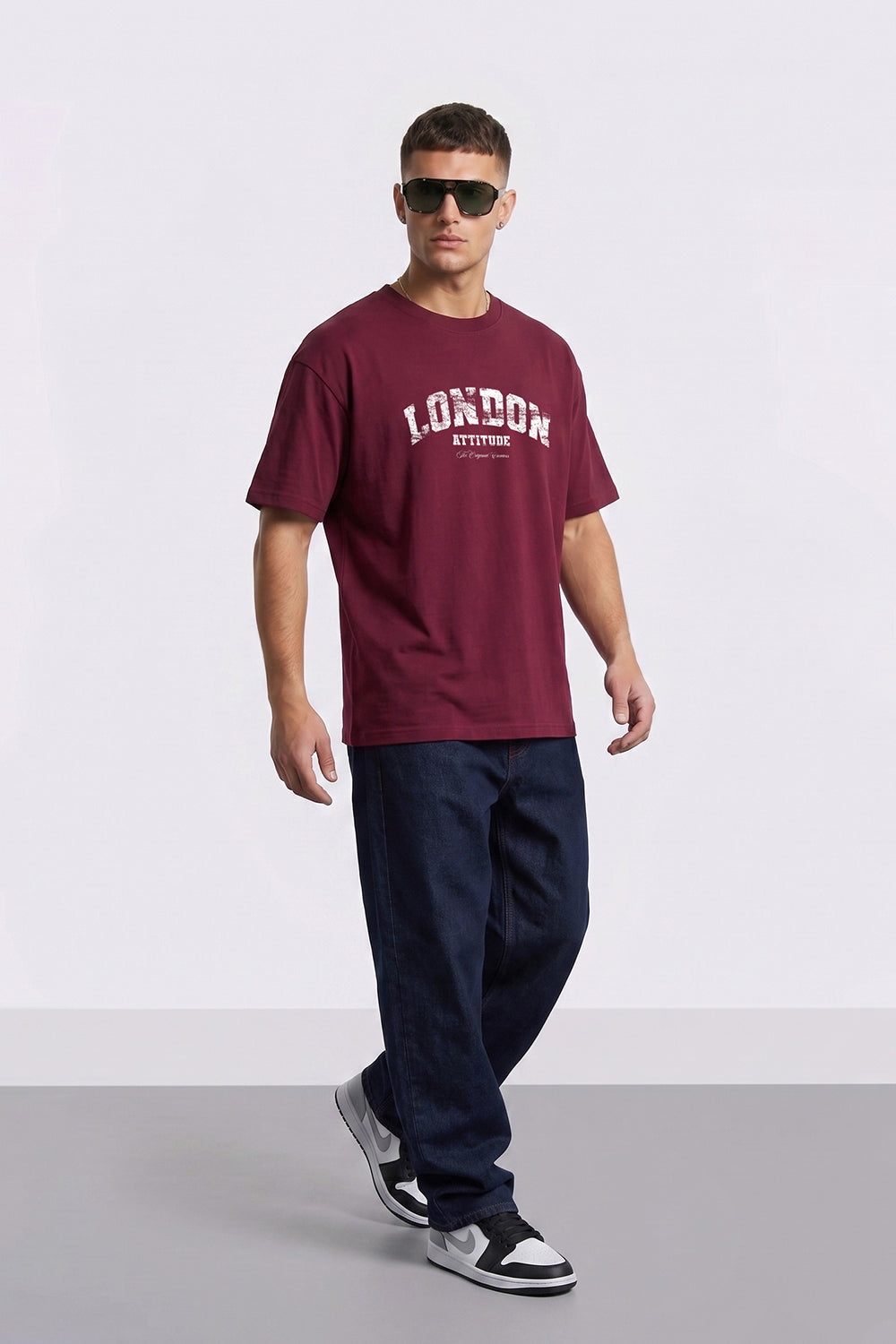 Fearless Street Culture Oversized Heavyweight Graphic T-Shirt