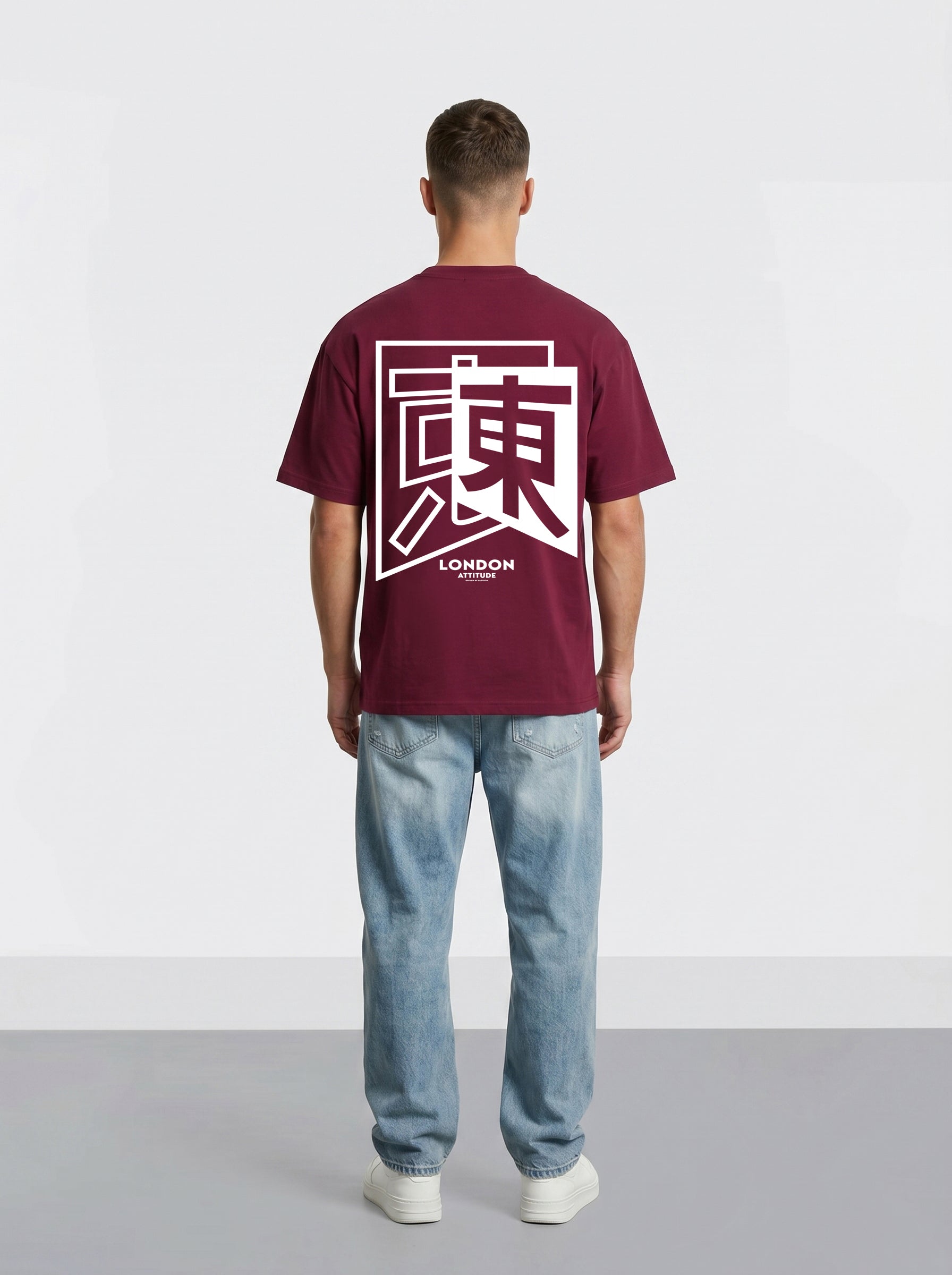 Japanese inspired Oversized Heavyweight Cotton T-Shirt