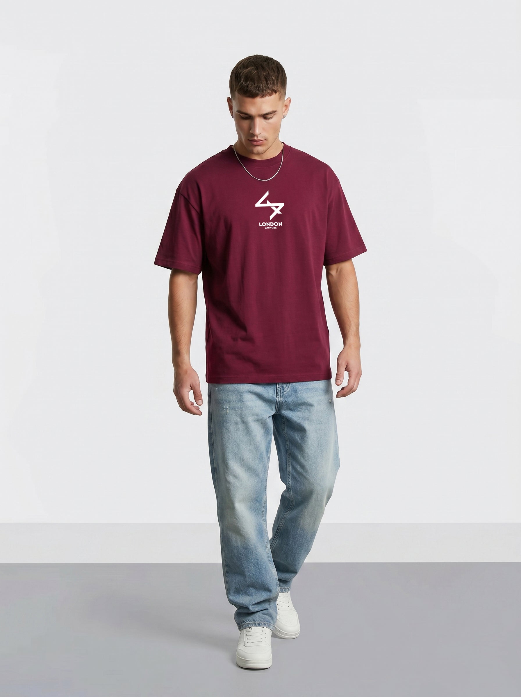 Japanese inspired Oversized Heavyweight Cotton T-Shirt