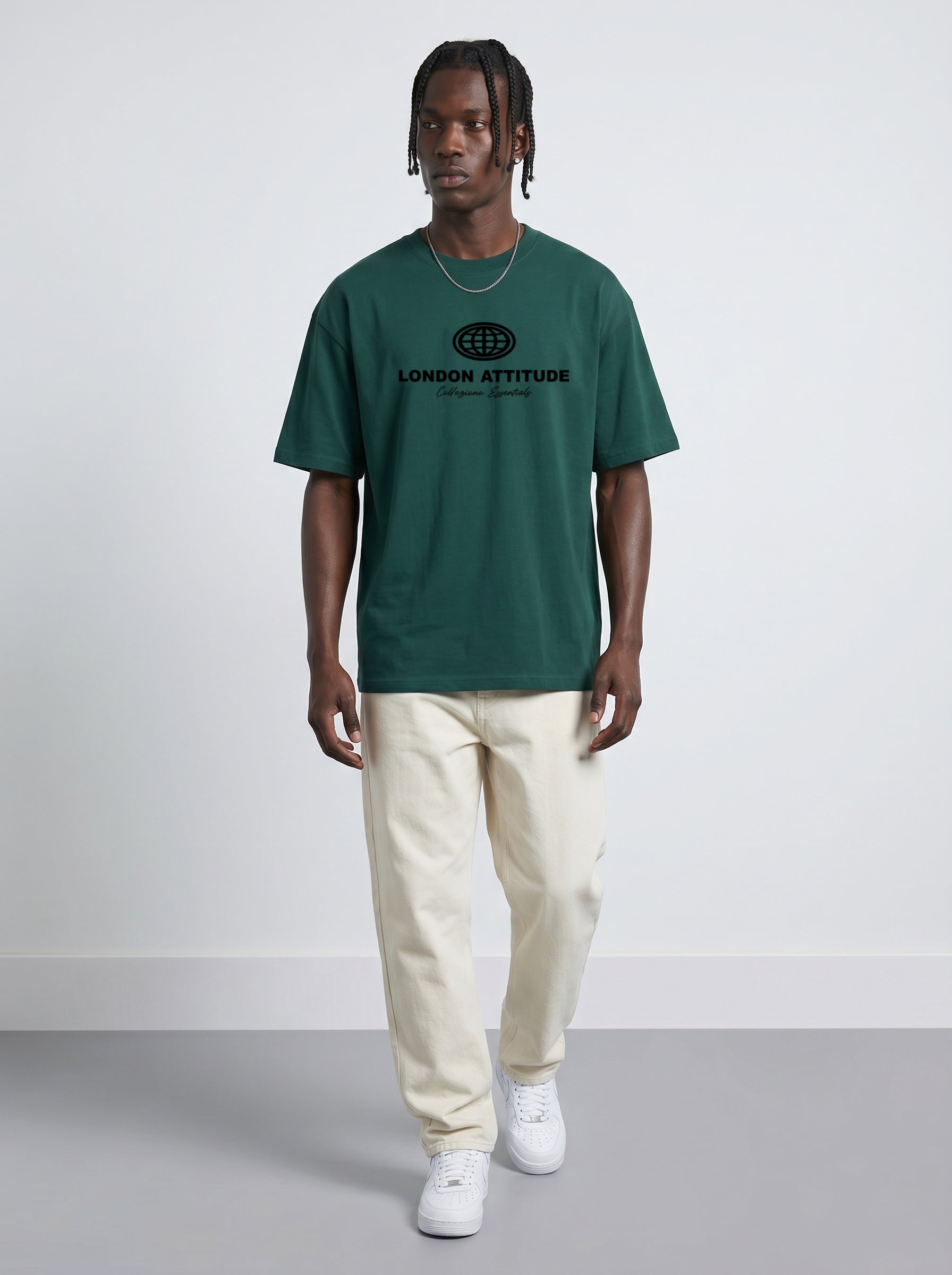 Essential Globe Logo Premium Organic Cotton T-Shirt
