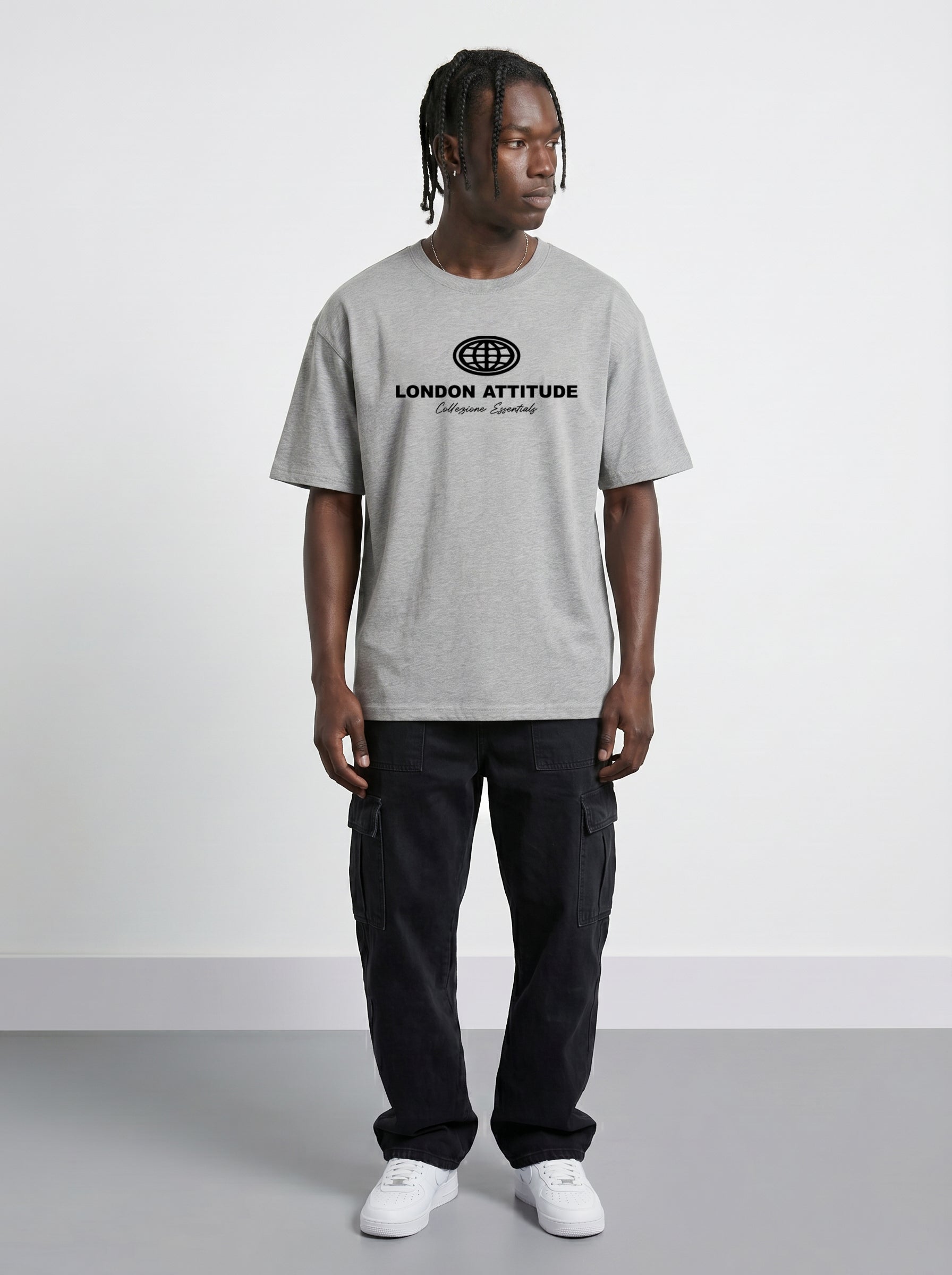 Essential Globe Logo Premium Organic Cotton T-Shirt