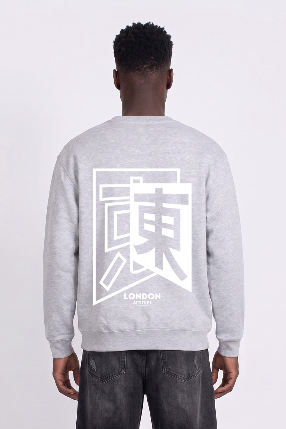 Relaxed Fit Japanese Inspired Graphic Sweatshirt