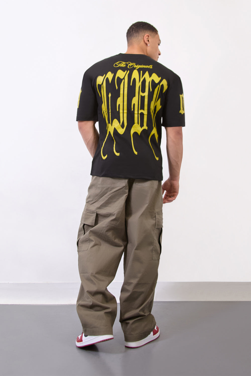 Black “Hope Live” Over Size T-Shirt - London Attitude