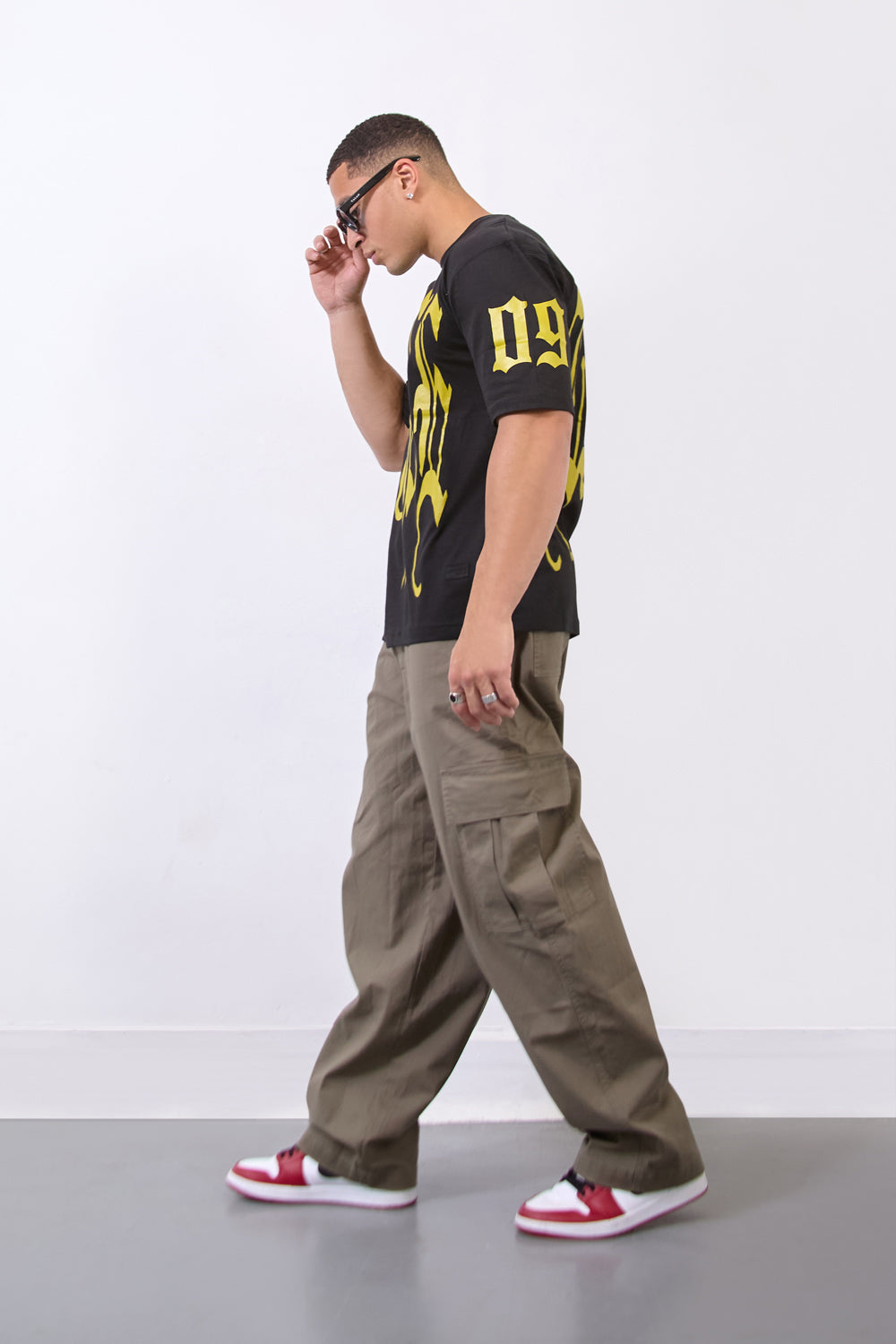 Black “Hope Live” Over Size T-Shirt - London Attitude