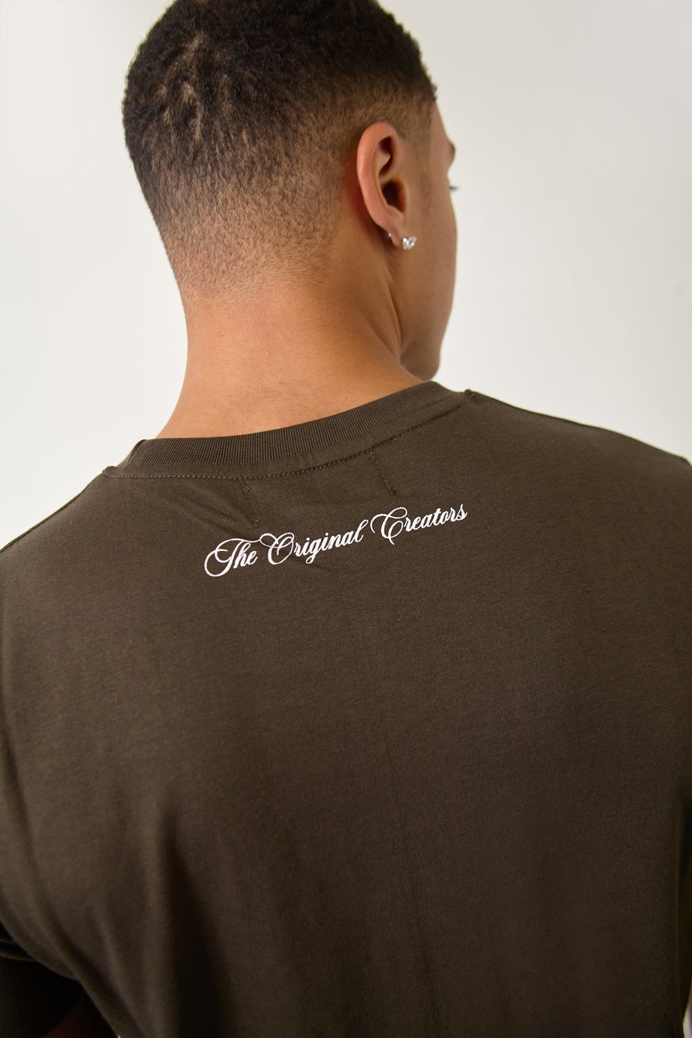 Khaki “HOPE” Graphic T-Shirt - London Attitude