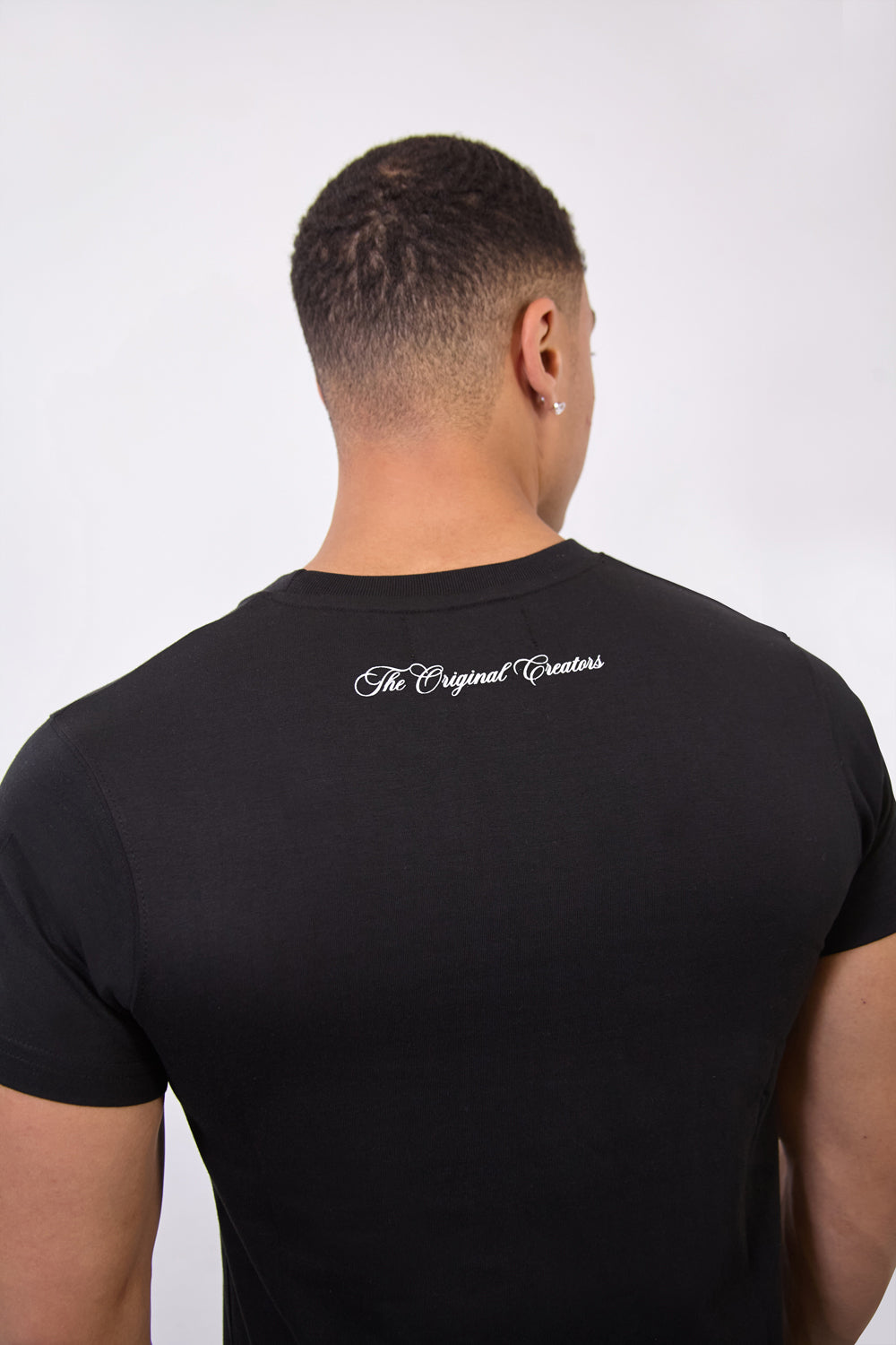 Black Crew Neck “New York 09” Graphic Regular Fit T-Shirt - London Attitude