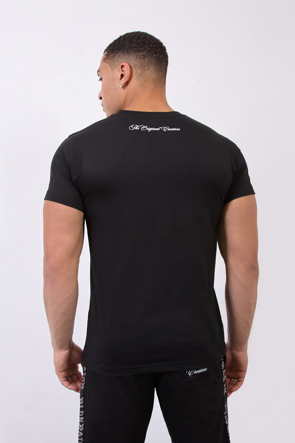 Black Crew Neck “New York 09” Graphic Regular Fit T-Shirt - London Attitude