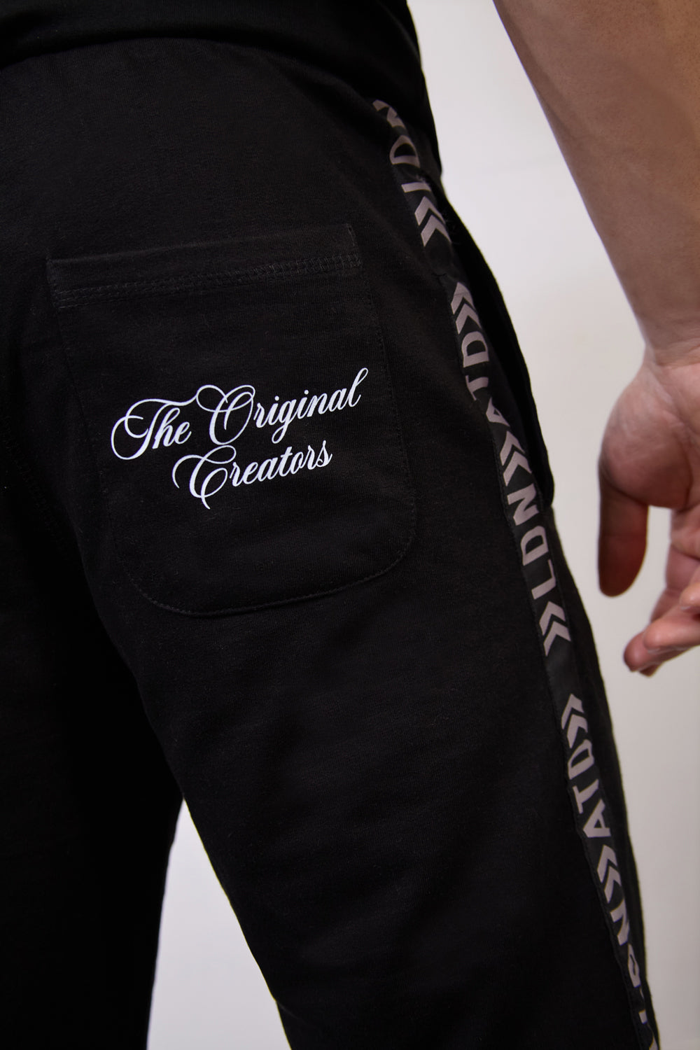 Black Jogger Shorts – “The Original Creators” Edition - London Attitude