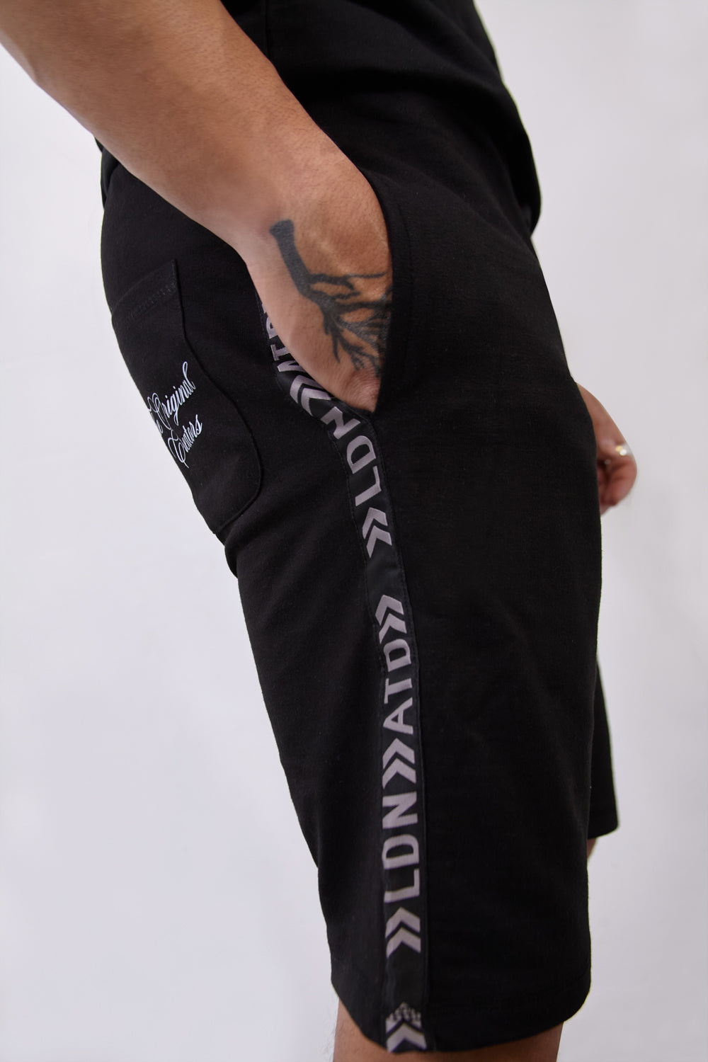 Black Jogger Shorts – “The Original Creators” Edition - London Attitude