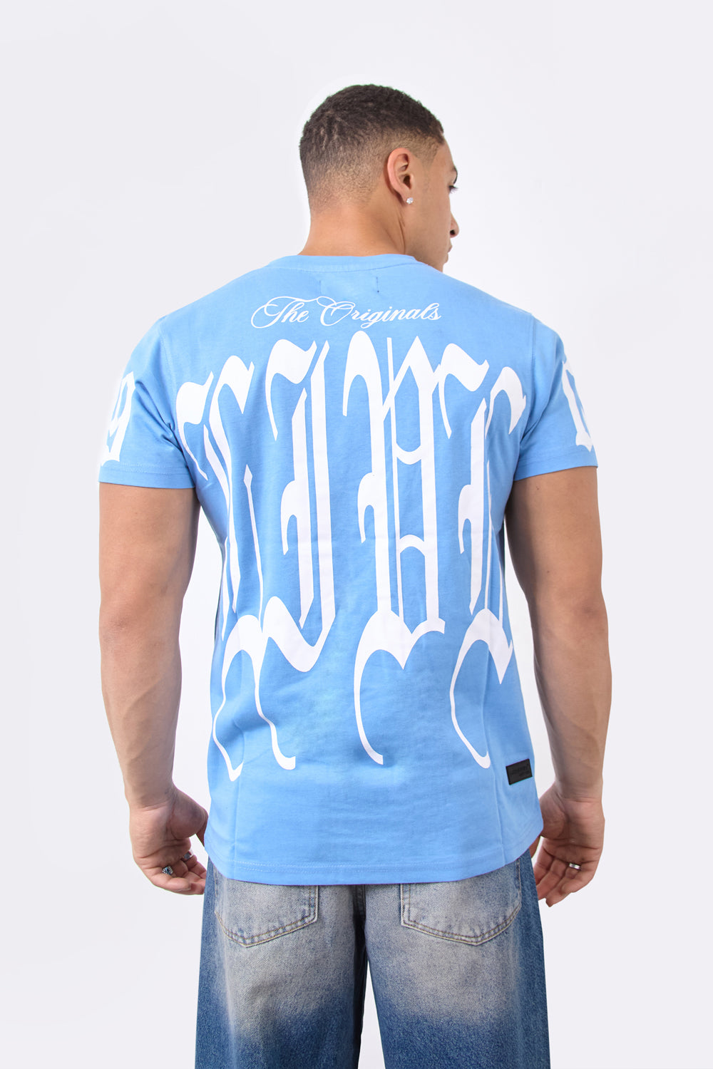 Sky Blue “Hope Live” Regular Fit T-Shirt - London Attitude
