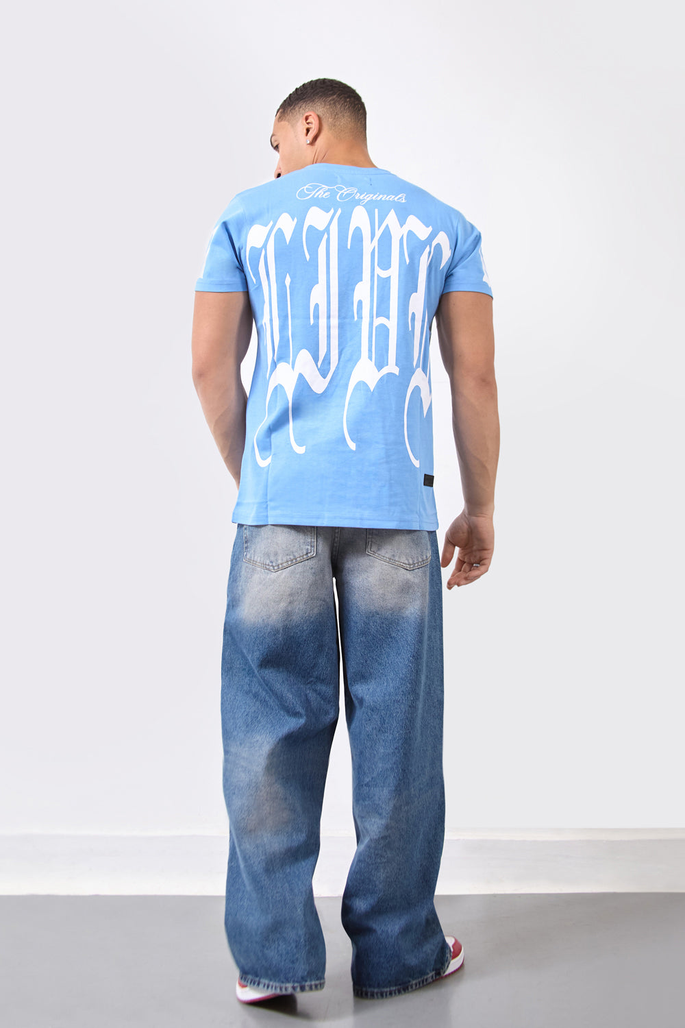 Sky Blue “Hope Live” Regular Fit T-Shirt - London Attitude