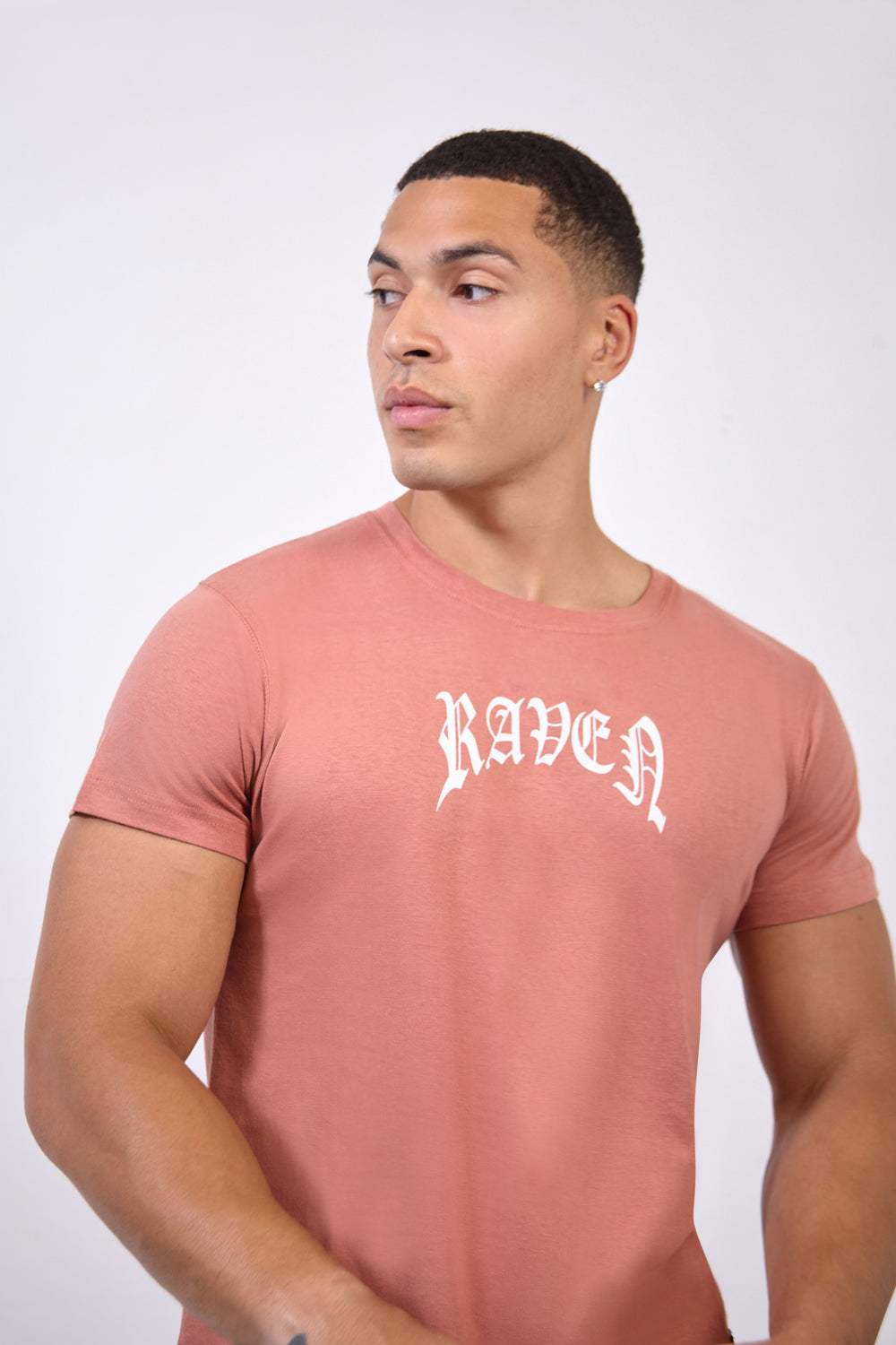 Raven Graphic T-Shirt in Rust-Original Creators Edition - London Attitude