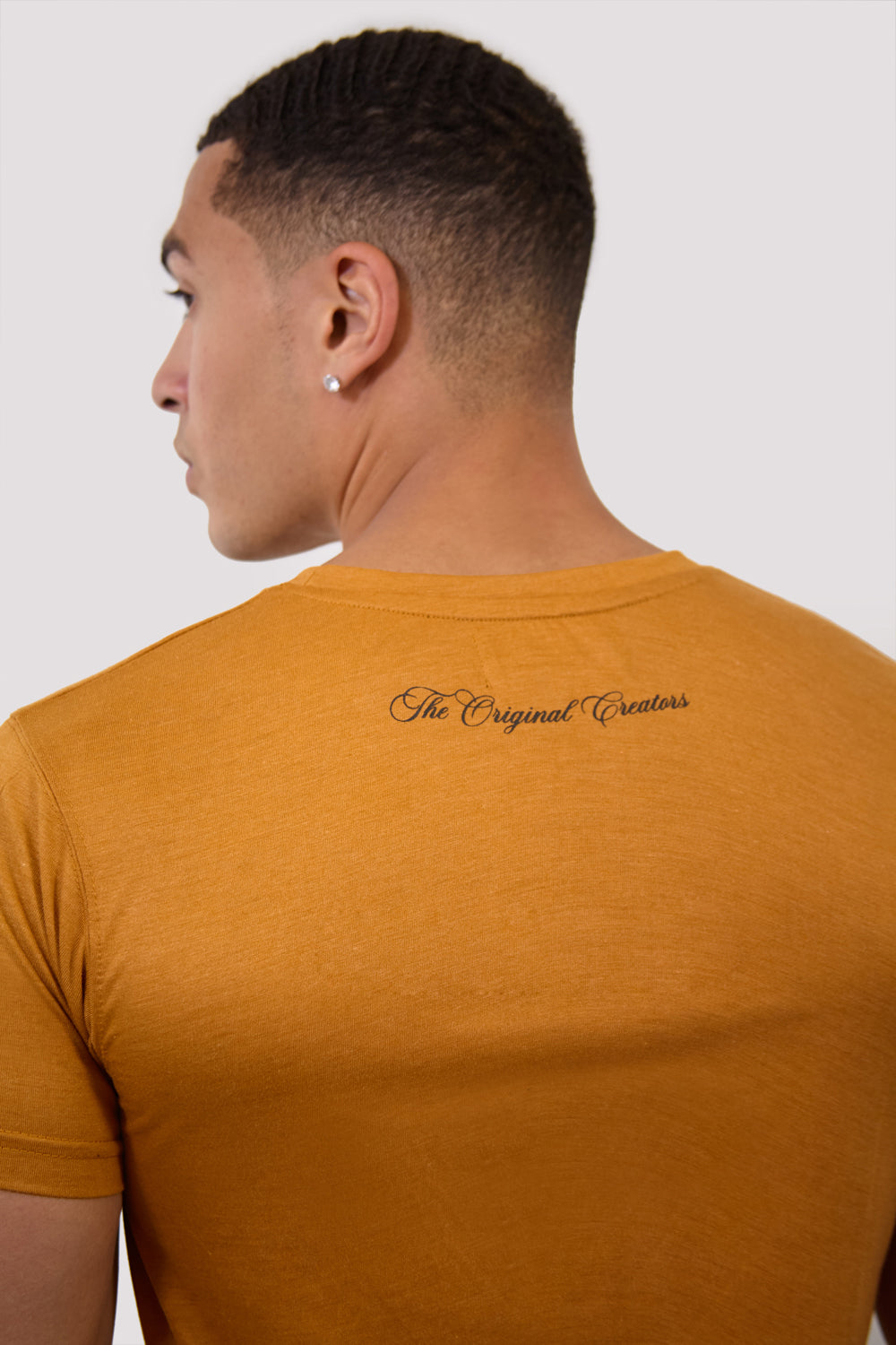 Mustard Regular Fit “Epic 09” Statement T-Shirt - London Attitude