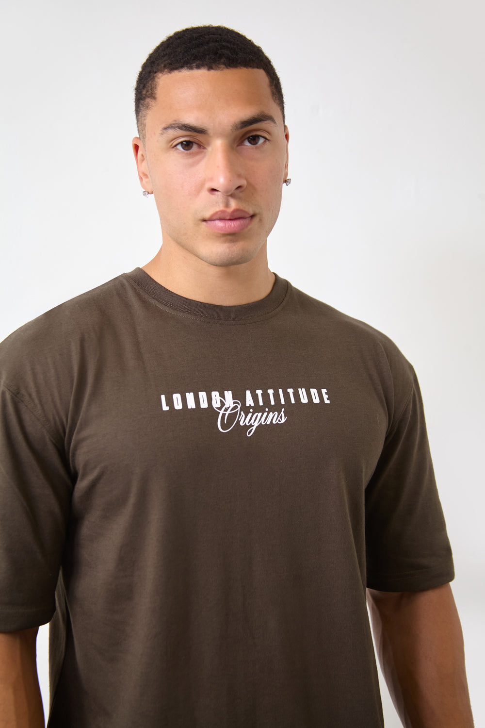 Khaki Over Size Streetwear T-Shirt-Tokyo Edition - London Attitude