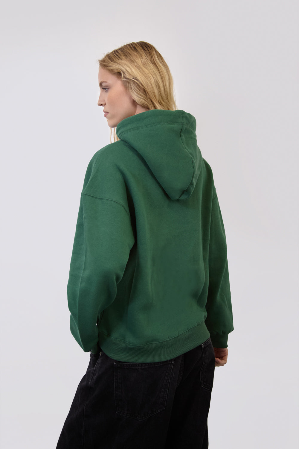 Women’s Brooklyn Green Relax Fit Hoodie - London Attitude