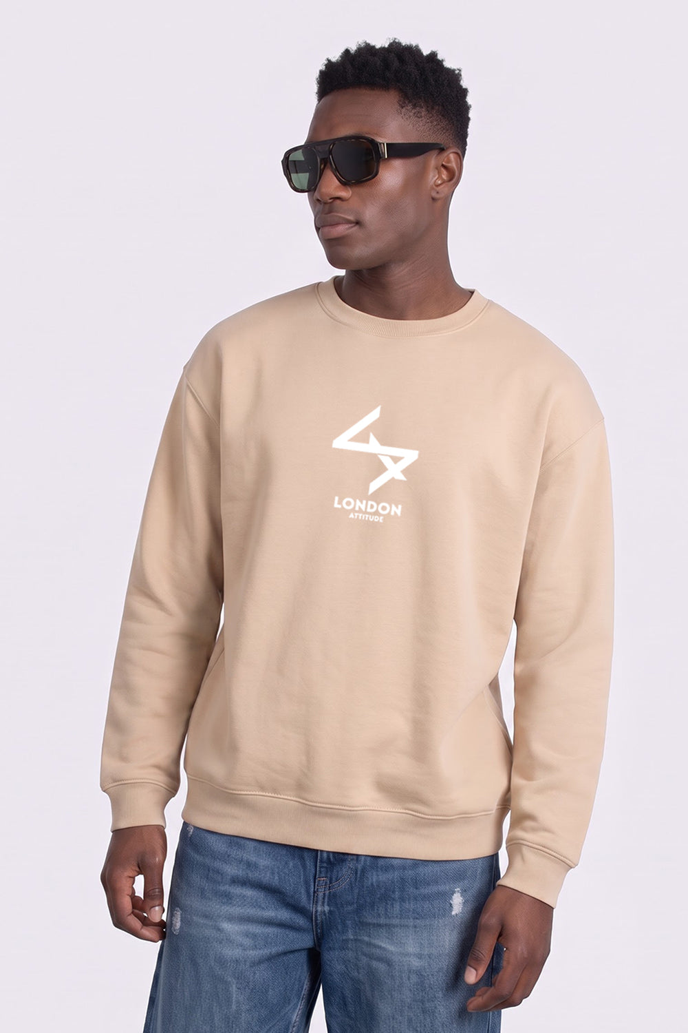 Relaxed Fit Japanese Inspired Graphic Sweatshirt