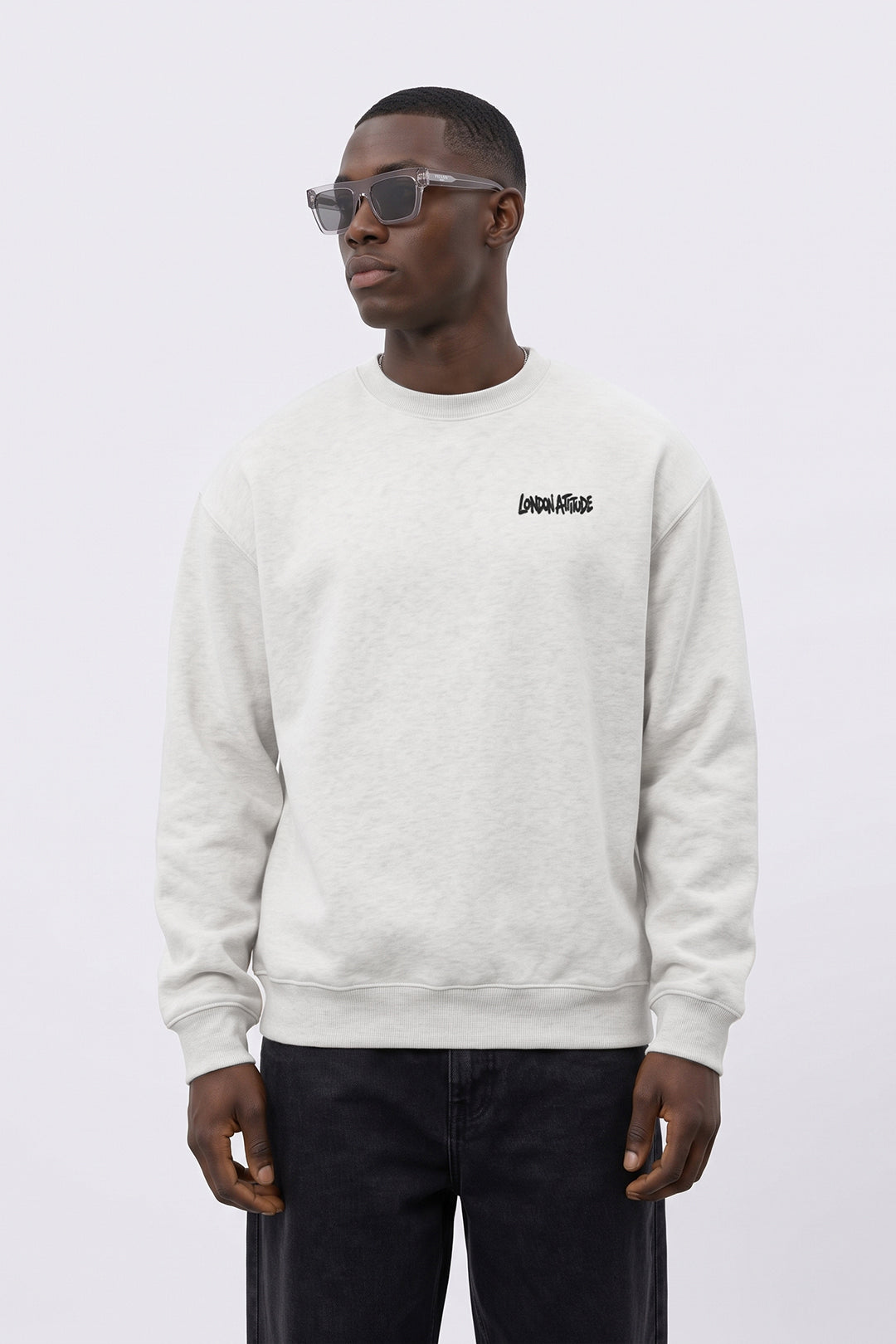 Relaxed Fit City Graffiti Graphic Sweatshirt