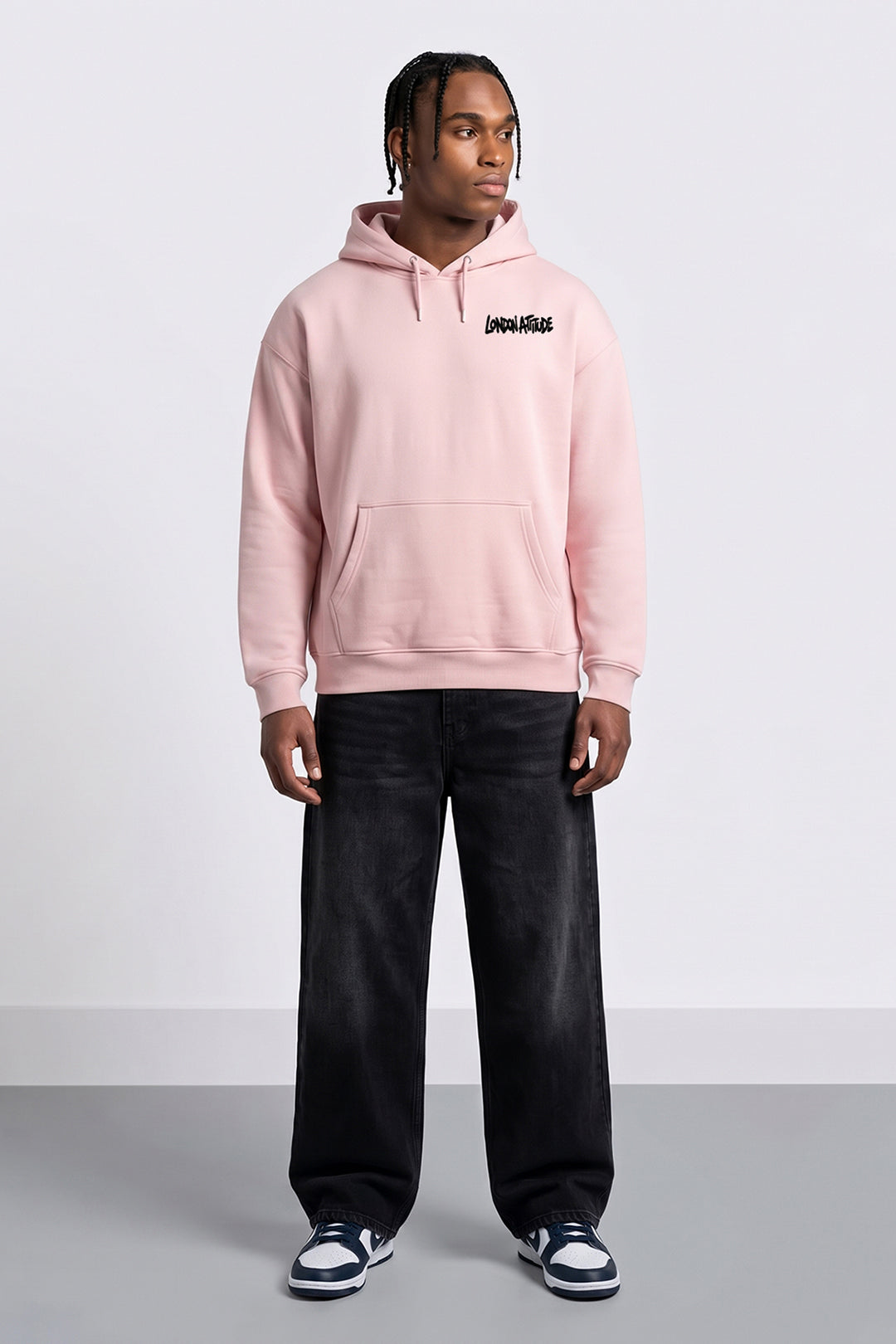 Relaxed Fit City Graffiti Graphic Hoodie