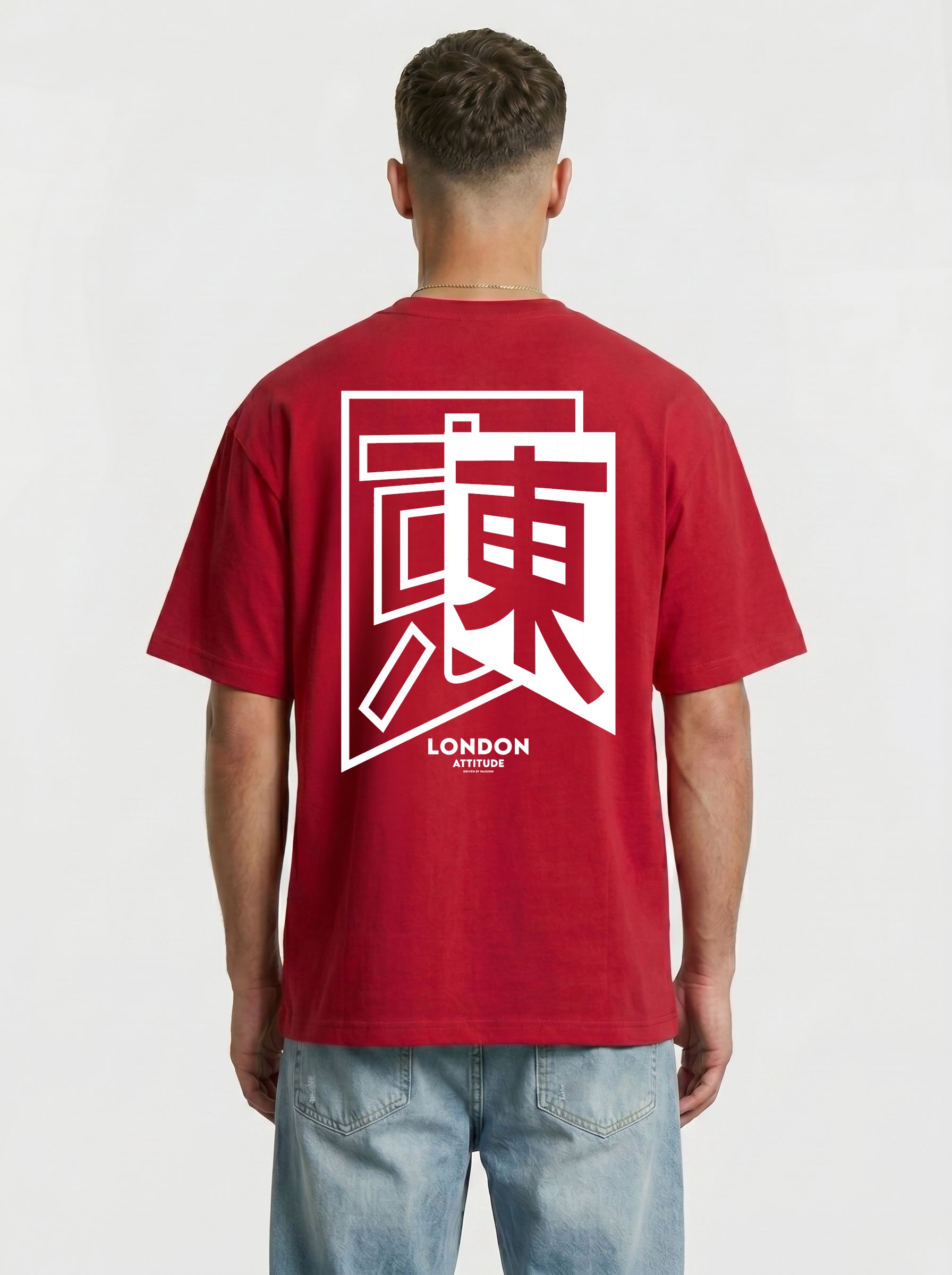 Japanese inspired Oversized Heavyweight Cotton T-Shirt