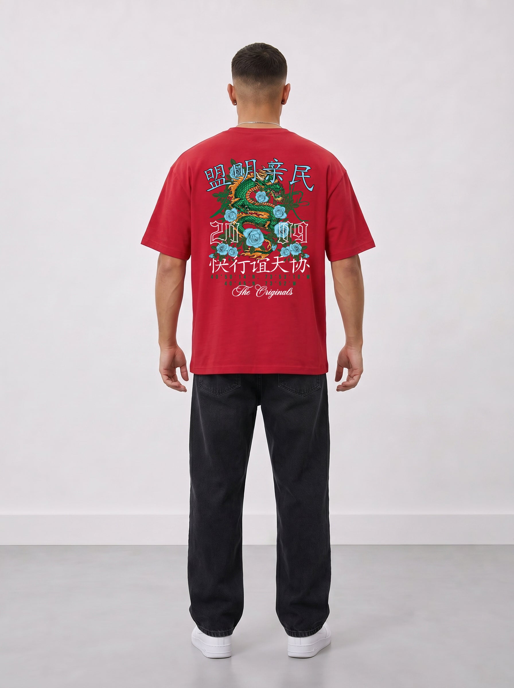 Original Creators Dragon Graphic Heavyweight Oversized T-Shirt