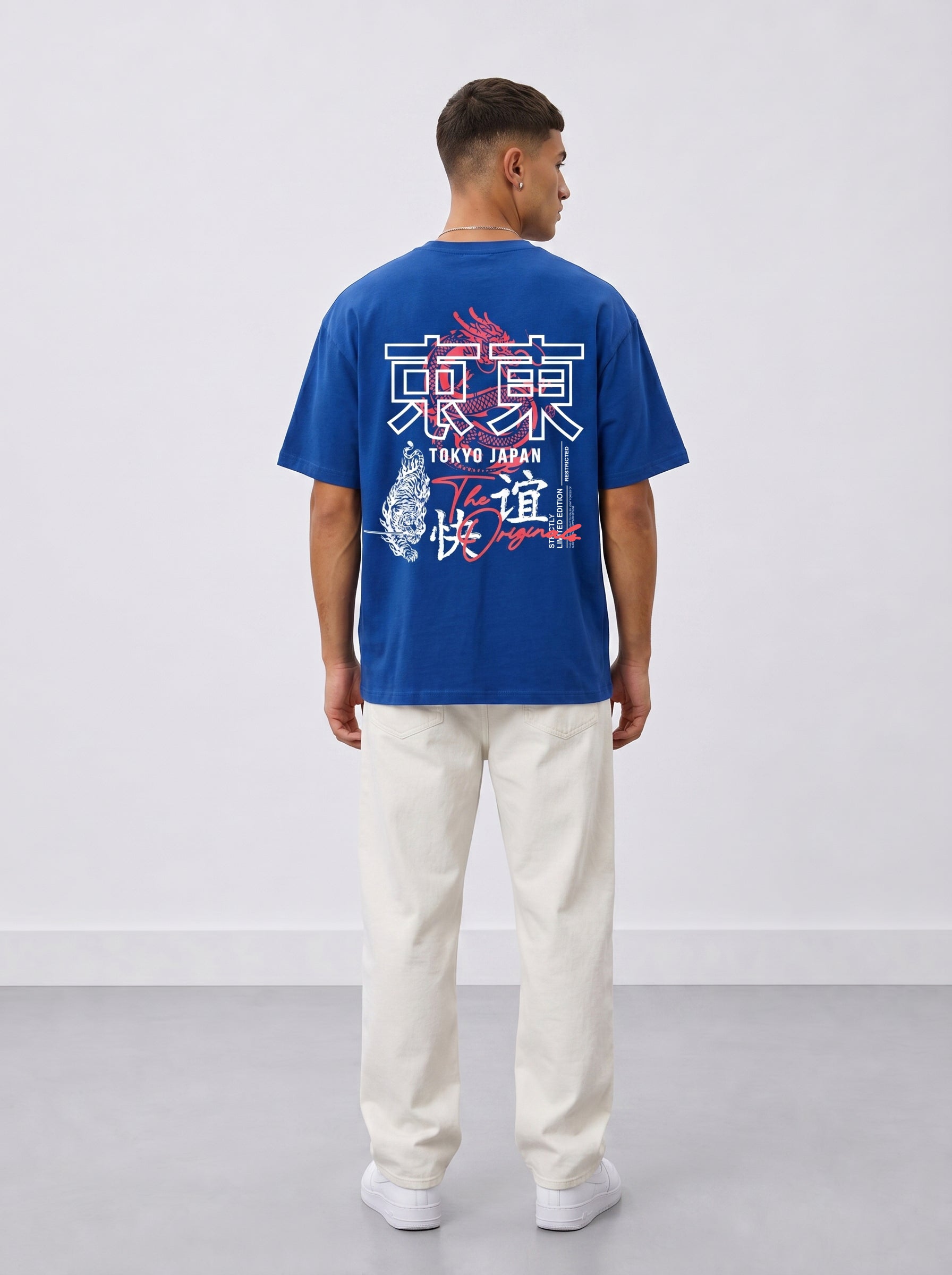 Tokyo Dragon Oversized Heavyweight Cotton T-Shirt