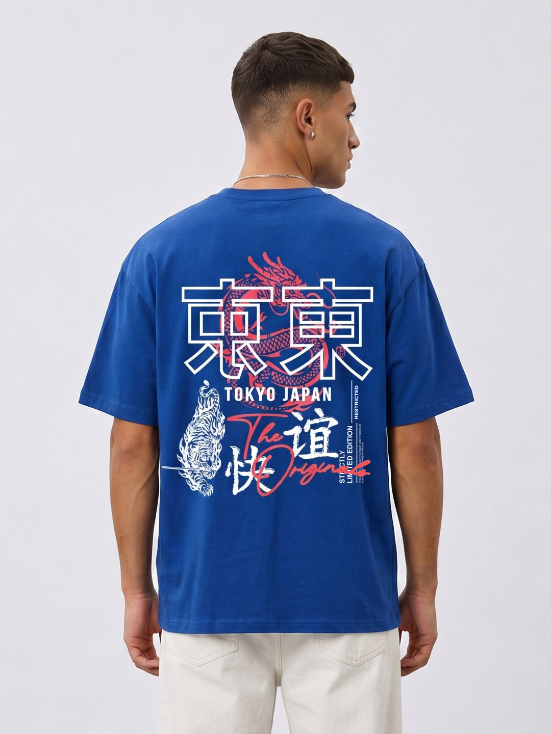 Tokyo Dragon Oversized Heavyweight Cotton T-Shirt