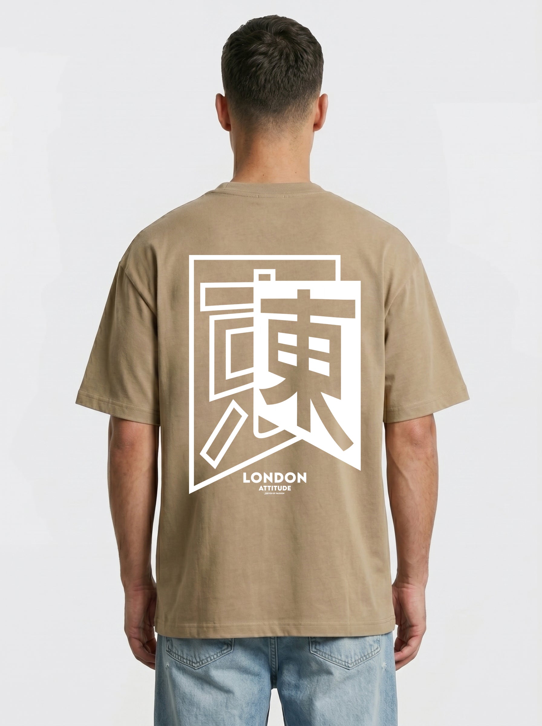 Japanese inspired Oversized Heavyweight Cotton T-Shirt