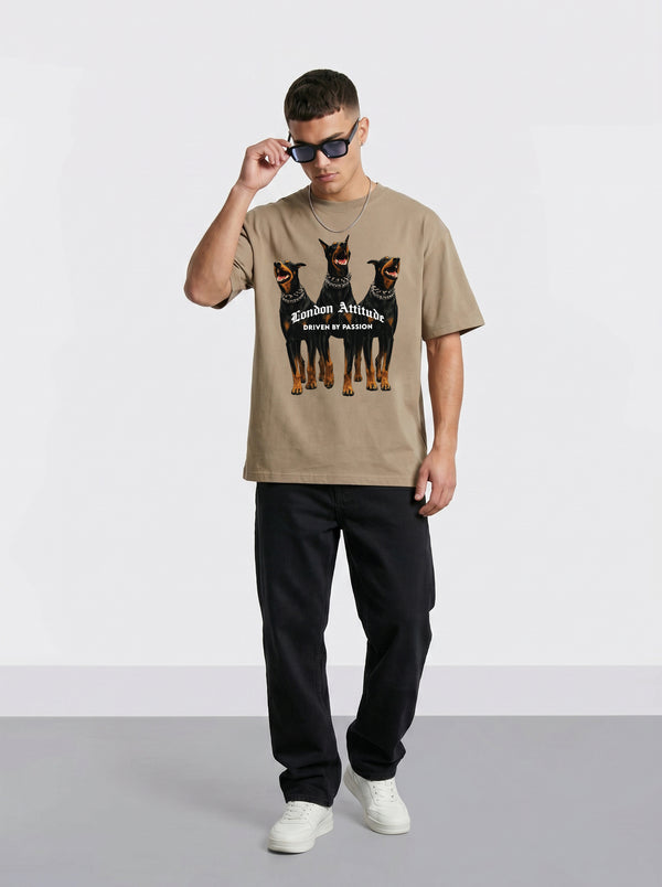 Original Creators Doberman Oversized Heavyweight T-Shirt