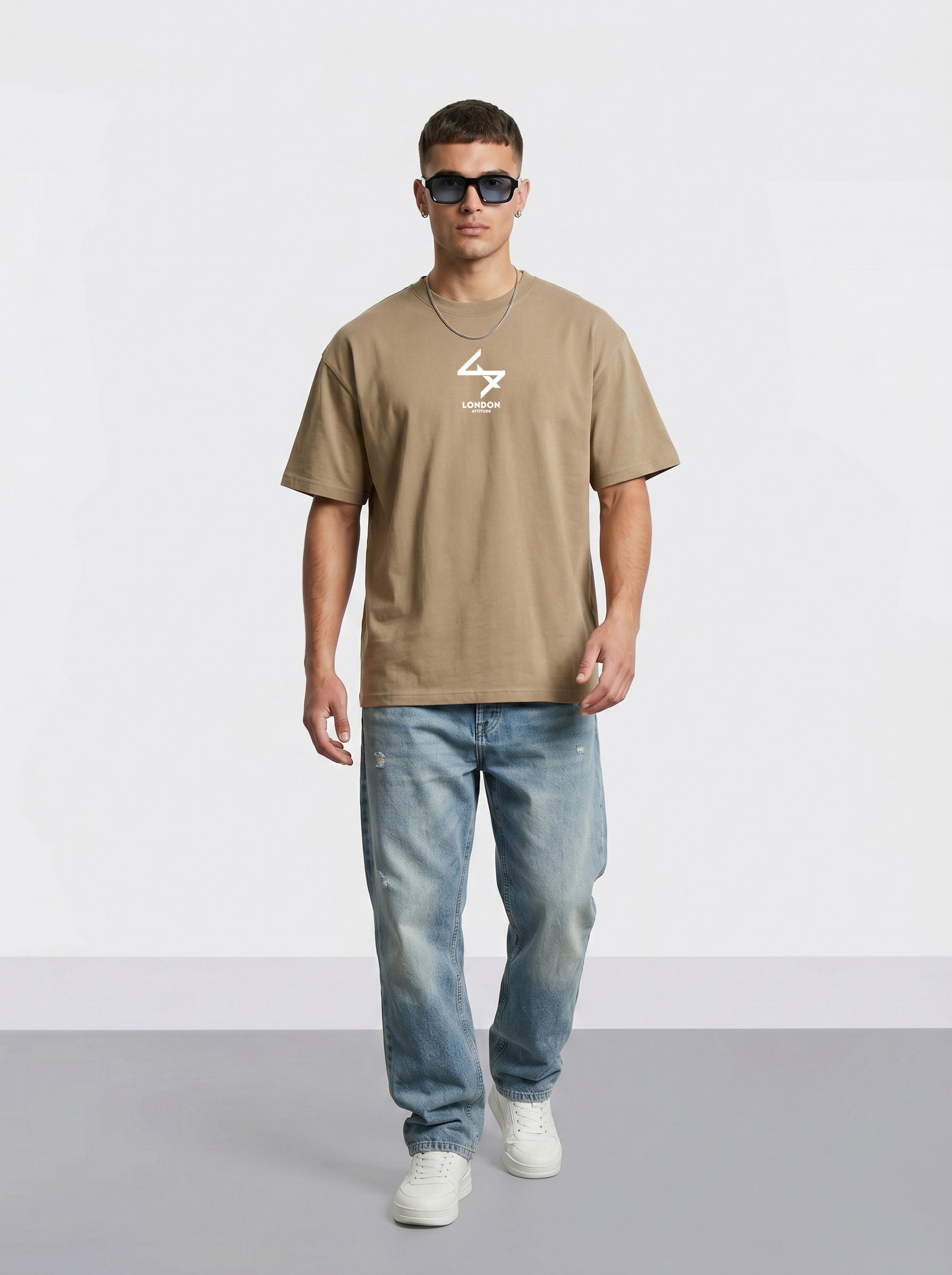 Japanese inspired Oversized Heavyweight Cotton T-Shirt