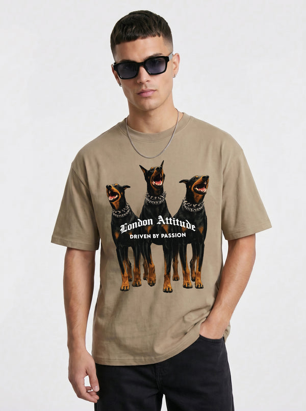 Original Creators Doberman Oversized Heavyweight T-Shirt