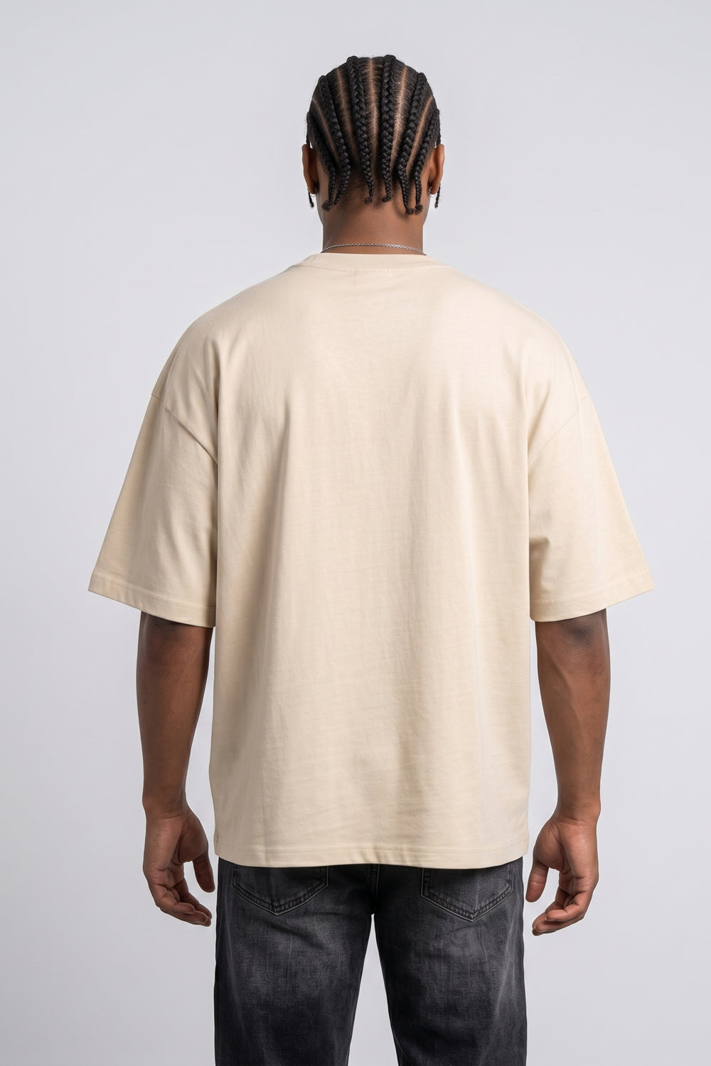 Doberman Oversized Heavyweight T-Shirt in Sand