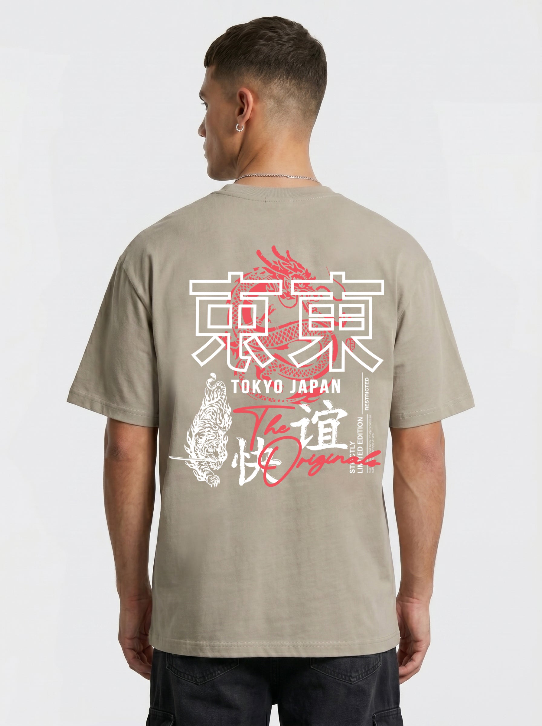 Tokyo Dragon Premium Organic Cotton Relaxed Fit T-Shirt